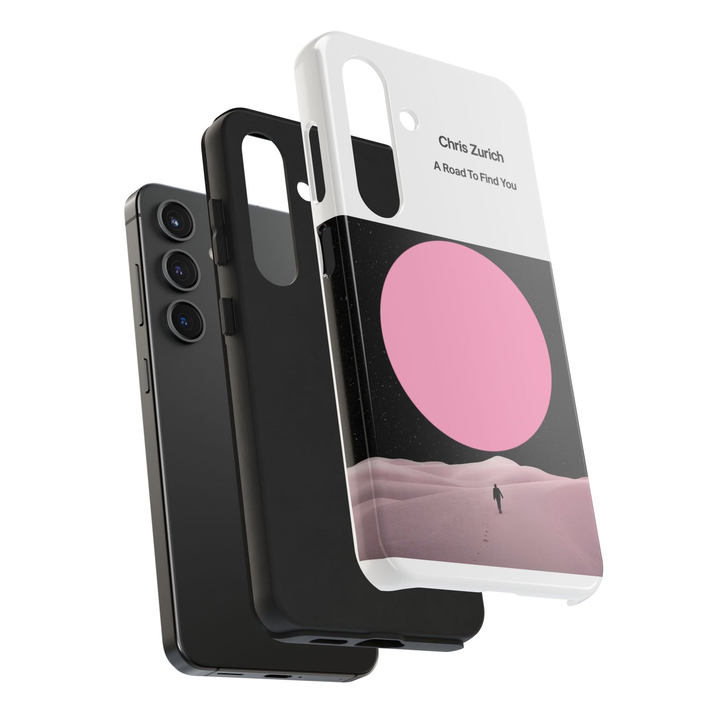 A Road To Find You Phone Case | Pink Moon Minimal Album Art