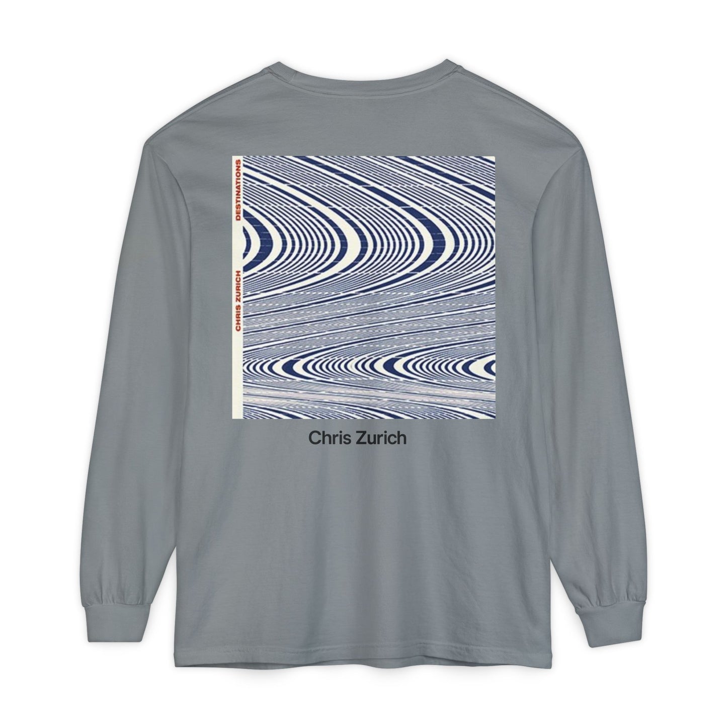 Destinations - Unisex Garment-dyed Long Sleeve T-Shirt