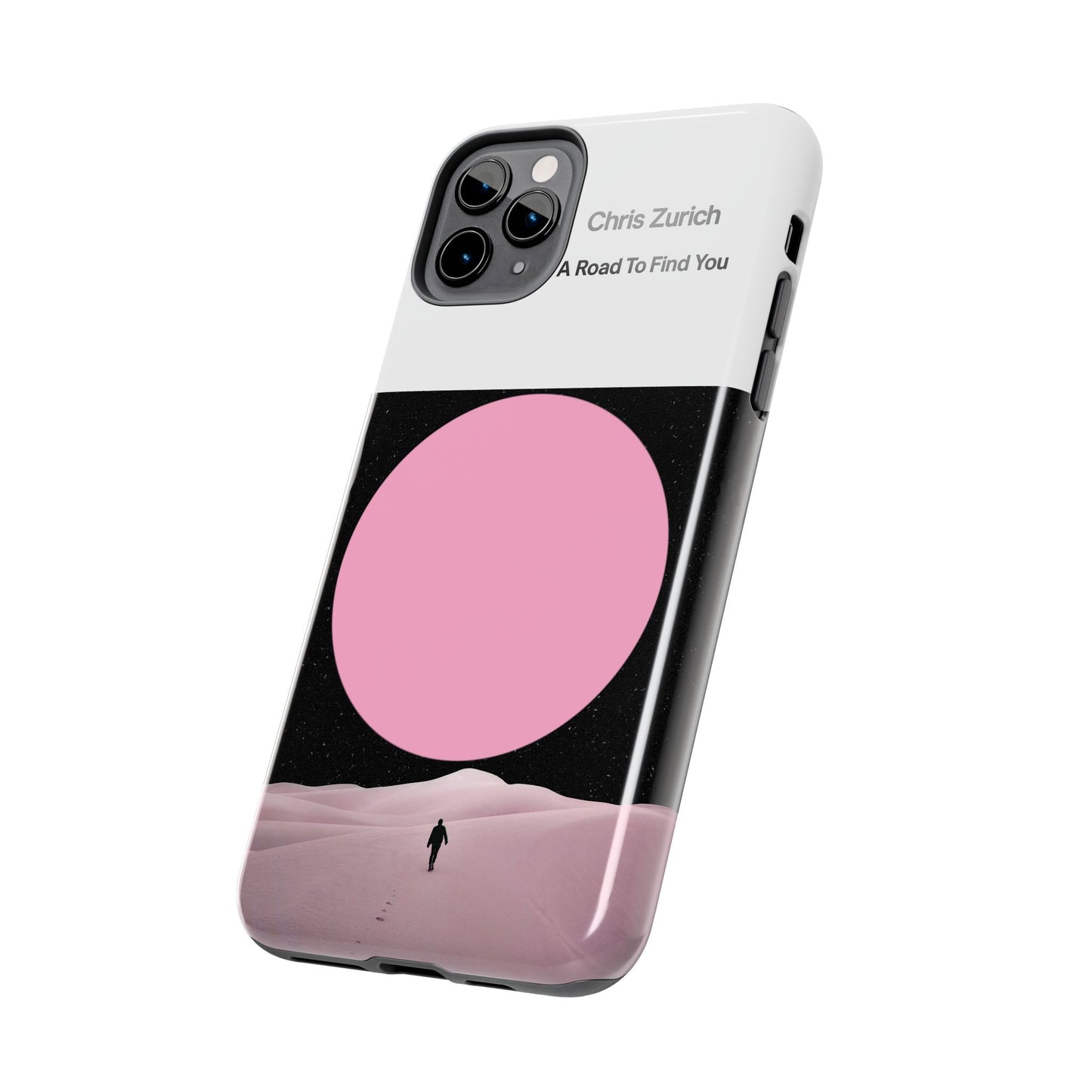 A Road To Find You Phone Case | Pink Moon Minimal Album Art