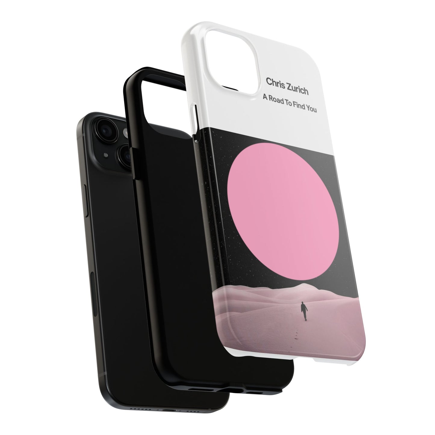 A Road To Find You Phone Case | Pink Moon Minimal Album Art