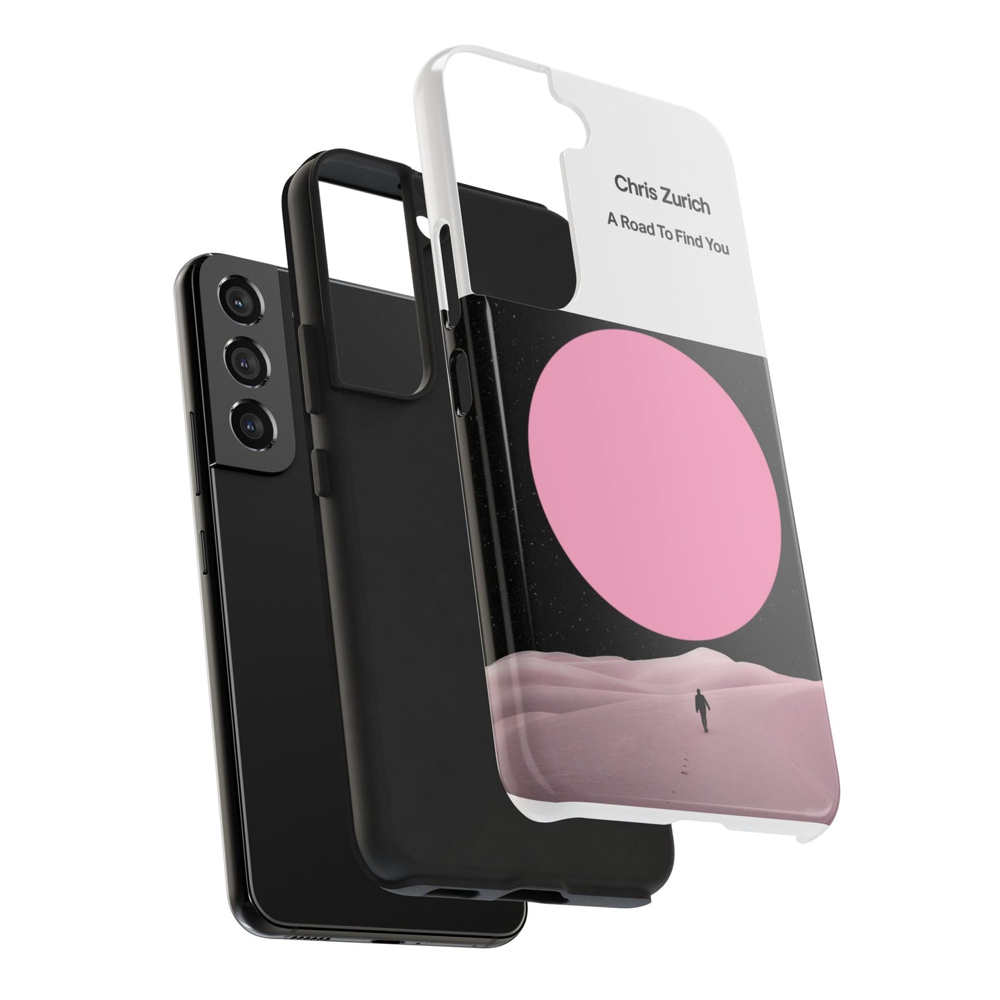 A Road To Find You Phone Case | Pink Moon Minimal Album Art