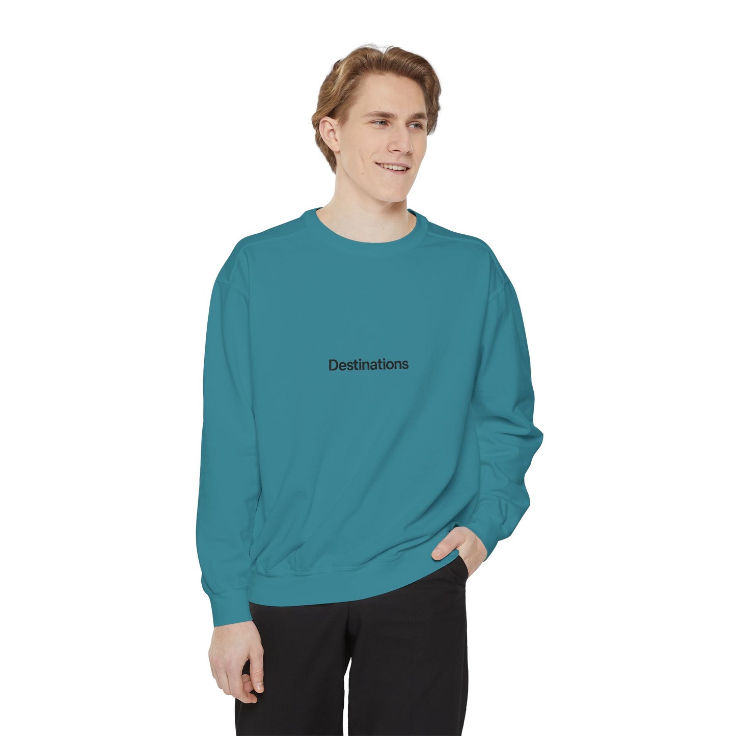Destinations - Unisex Garment-Dyed Sweatshirt