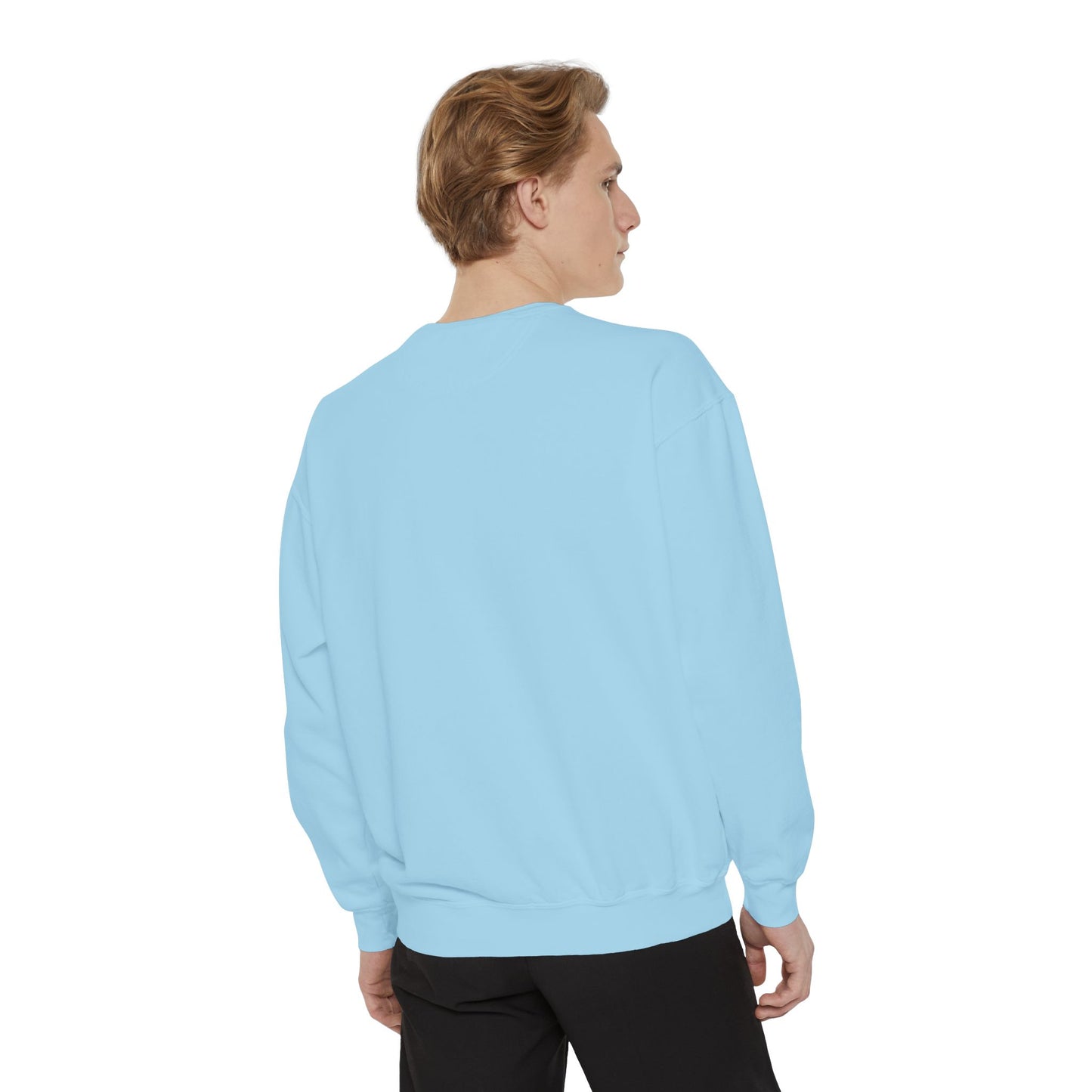 You and I - Chris Zurich graphic sweatshirt | illustrated heads connecting, camera motif