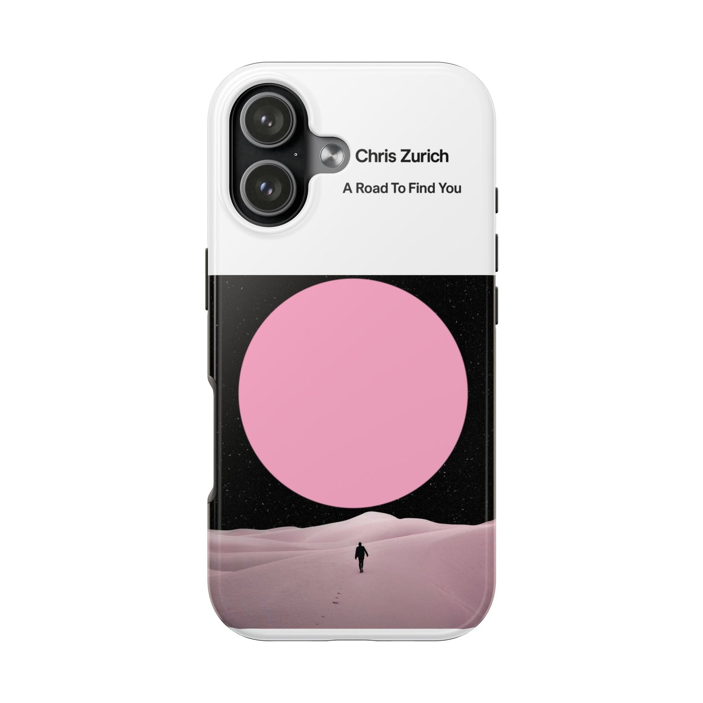 A Road To Find You Phone Case | Pink Moon Minimal Album Art