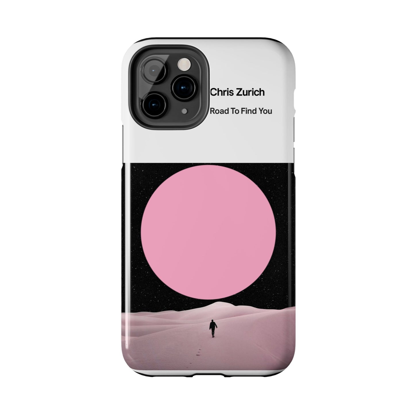 A Road To Find You Phone Case | Pink Moon Minimal Album Art