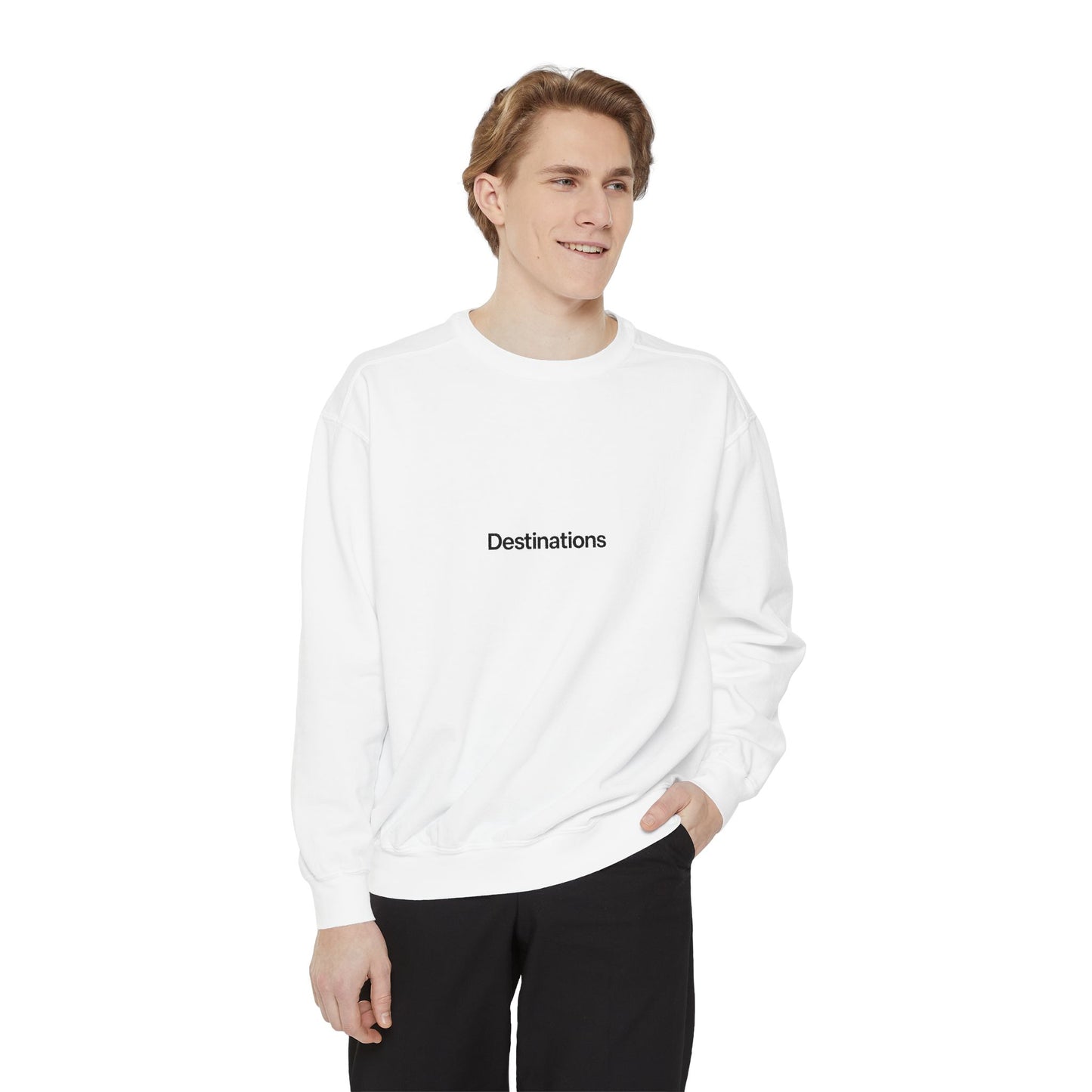 Destinations - Unisex Garment-Dyed Sweatshirt