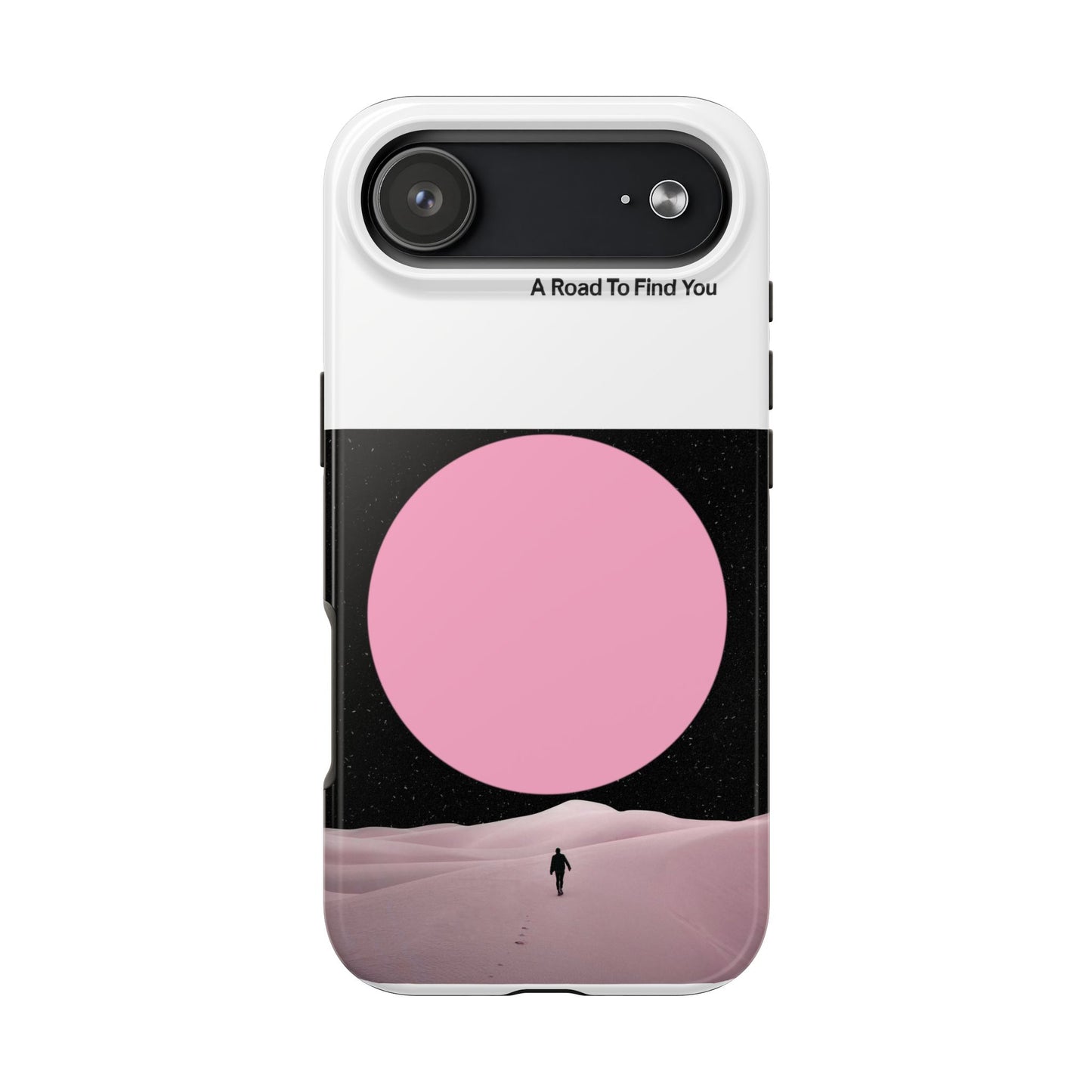 A Road To Find You Phone Case | Pink Moon Minimal Album Art