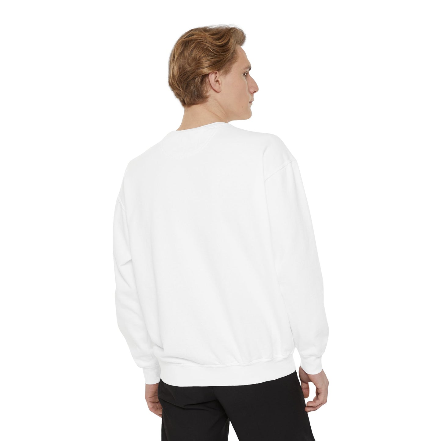You and I - Chris Zurich graphic sweatshirt | illustrated heads connecting, camera motif
