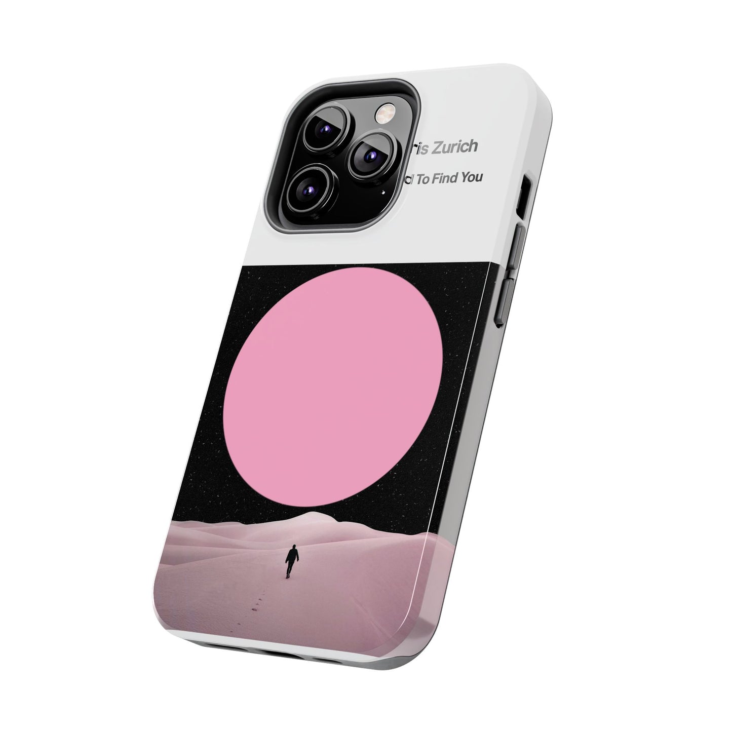 A Road To Find You Phone Case | Pink Moon Minimal Album Art