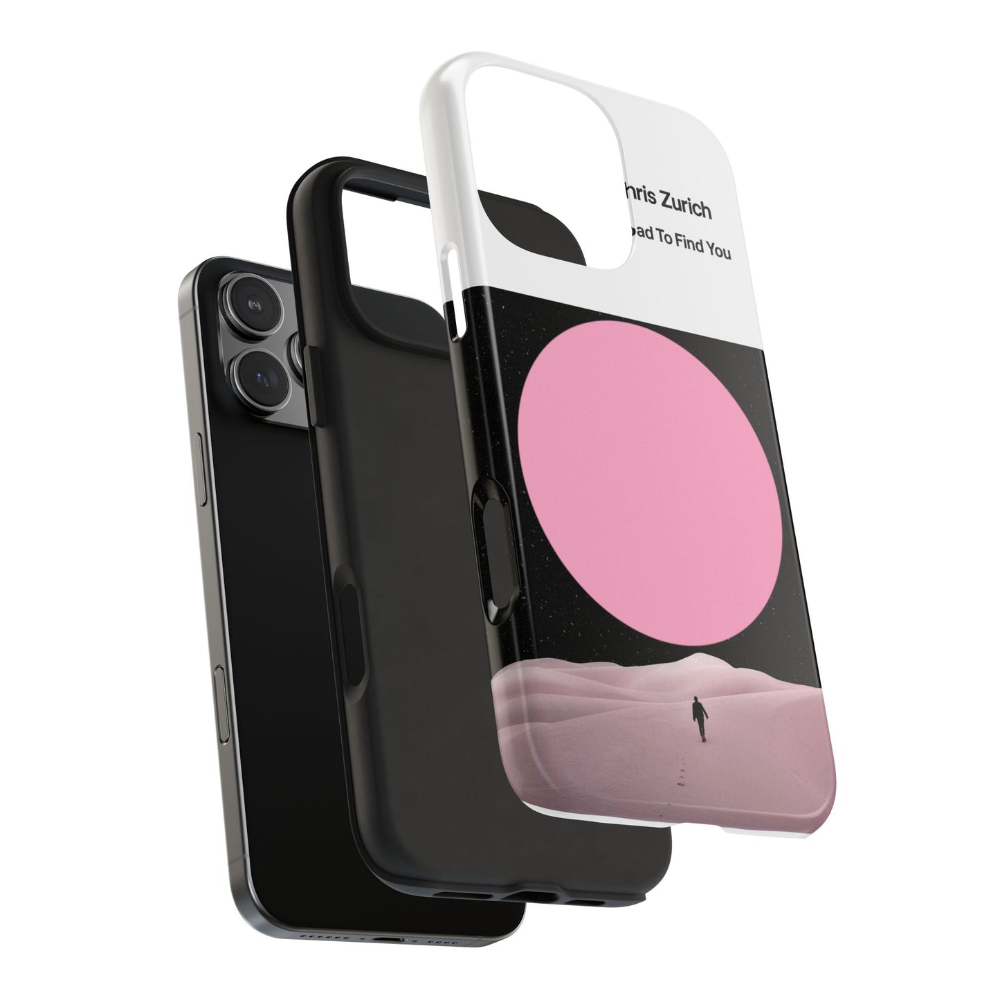 A Road To Find You Phone Case | Pink Moon Minimal Album Art