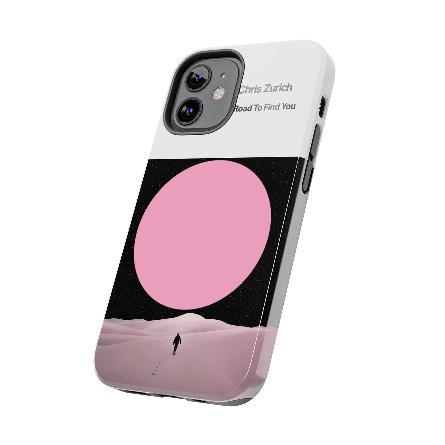 A Road To Find You Phone Case | Pink Moon Minimal Album Art