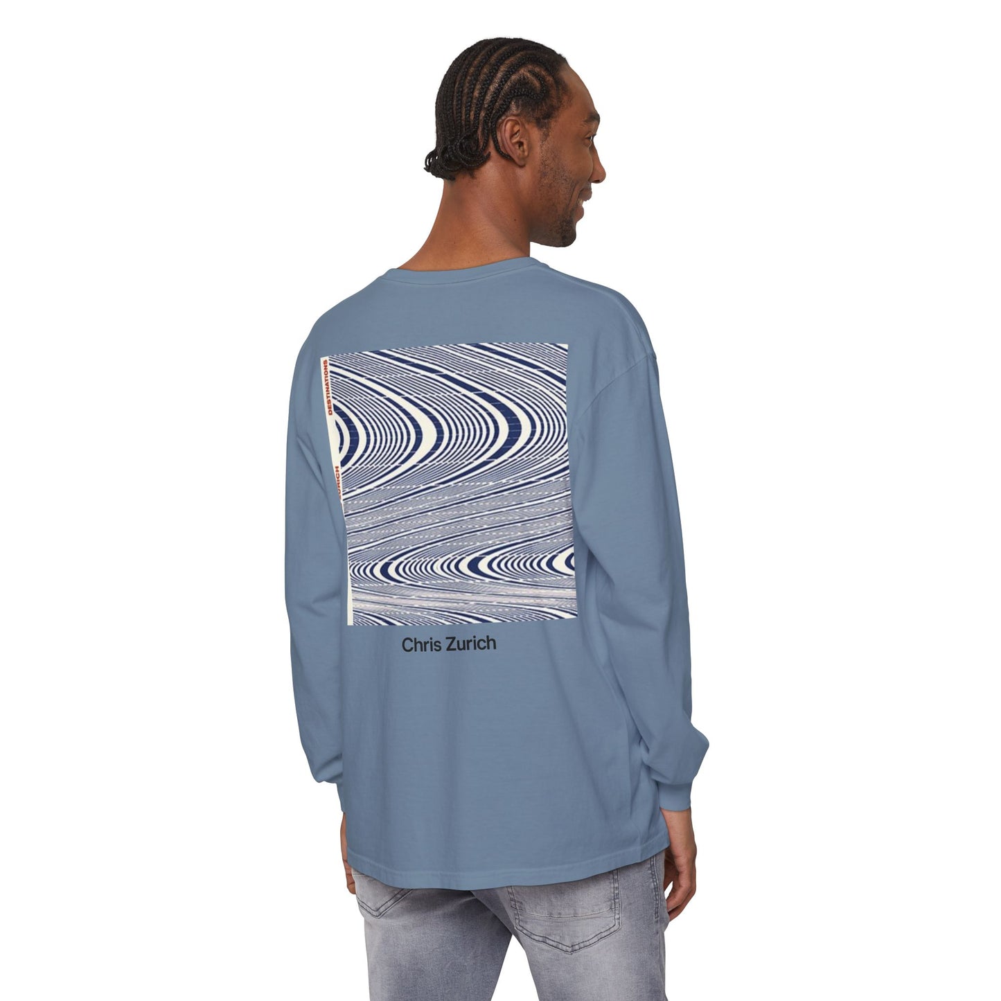 Destinations - Unisex Garment-dyed Long Sleeve T-Shirt