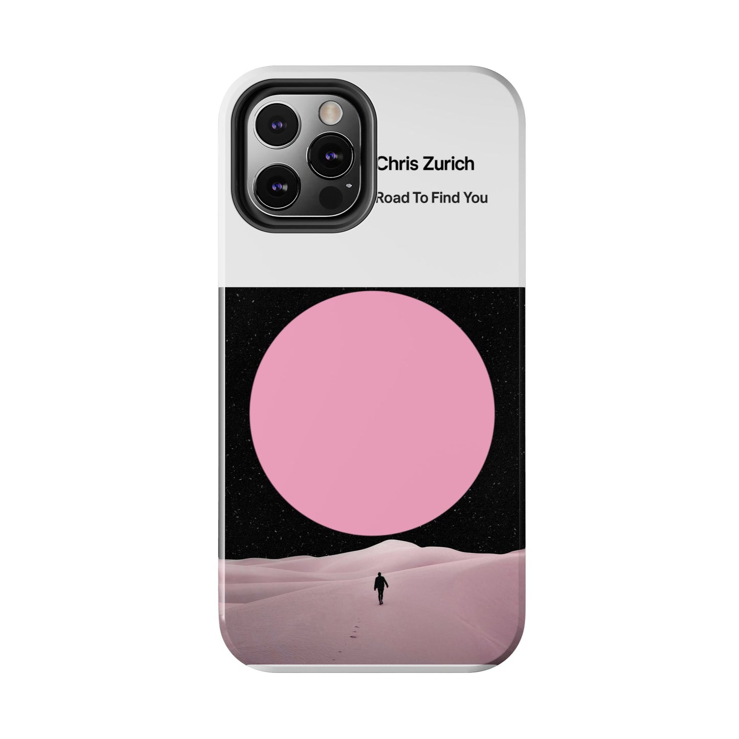 A Road To Find You Phone Case | Pink Moon Minimal Album Art