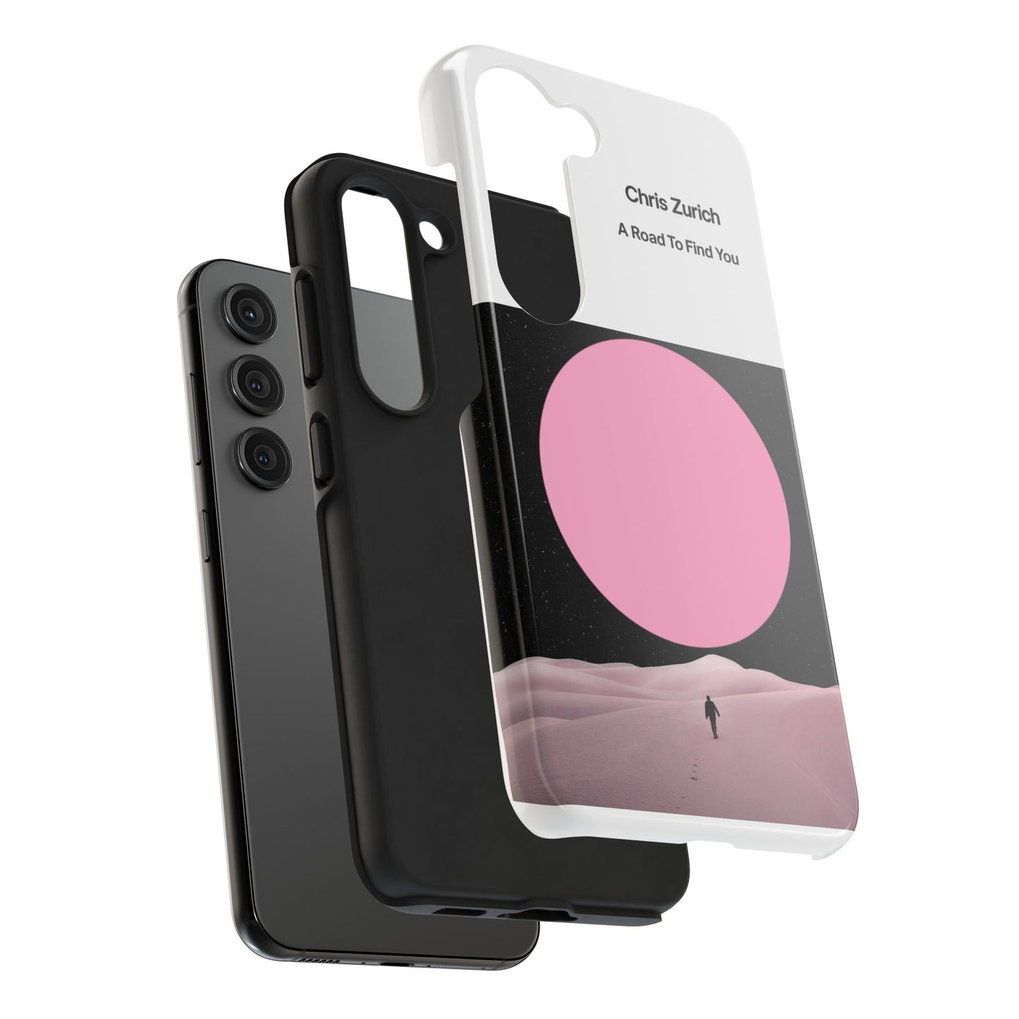 A Road To Find You Phone Case | Pink Moon Minimal Album Art