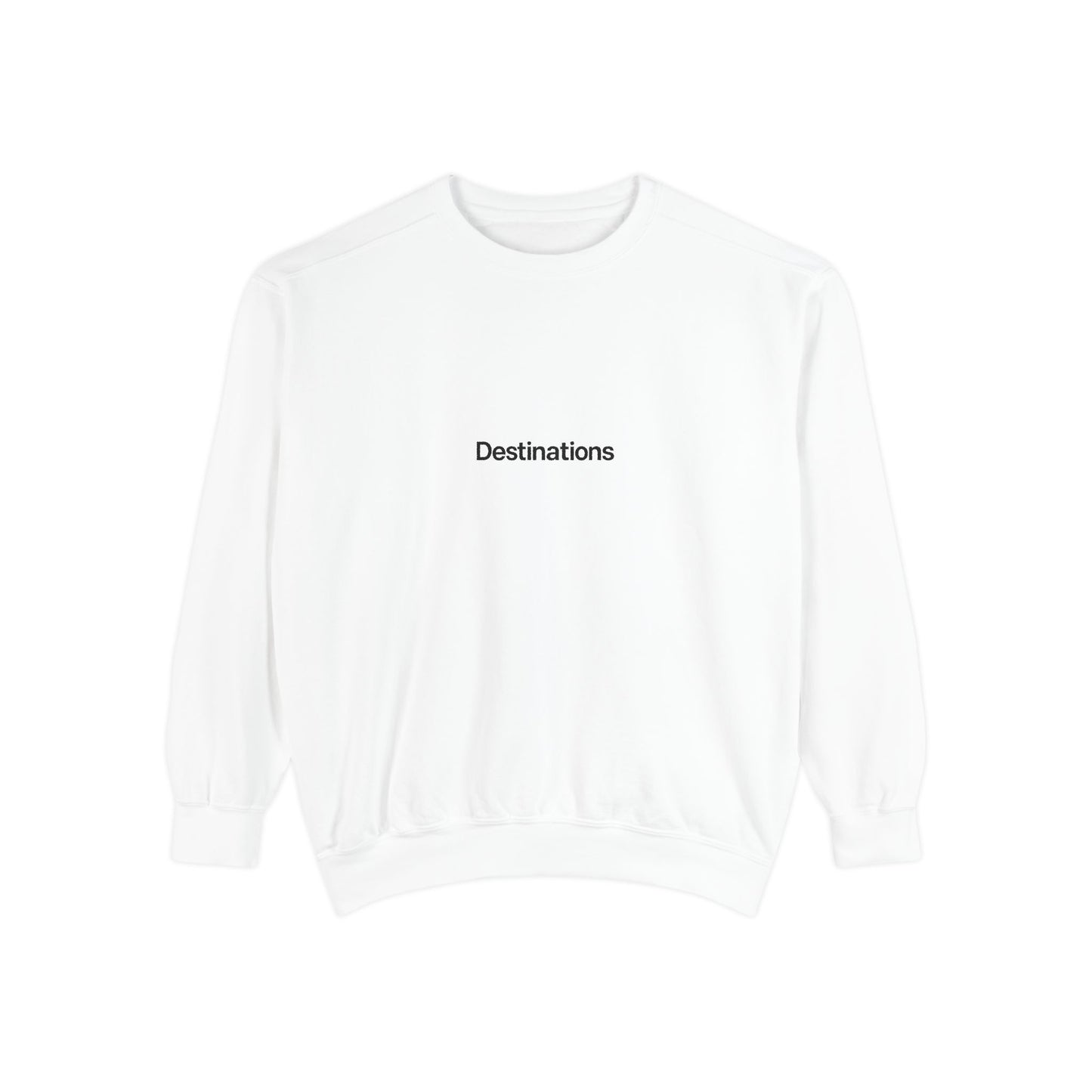 Destinations - Unisex Garment-Dyed Sweatshirt