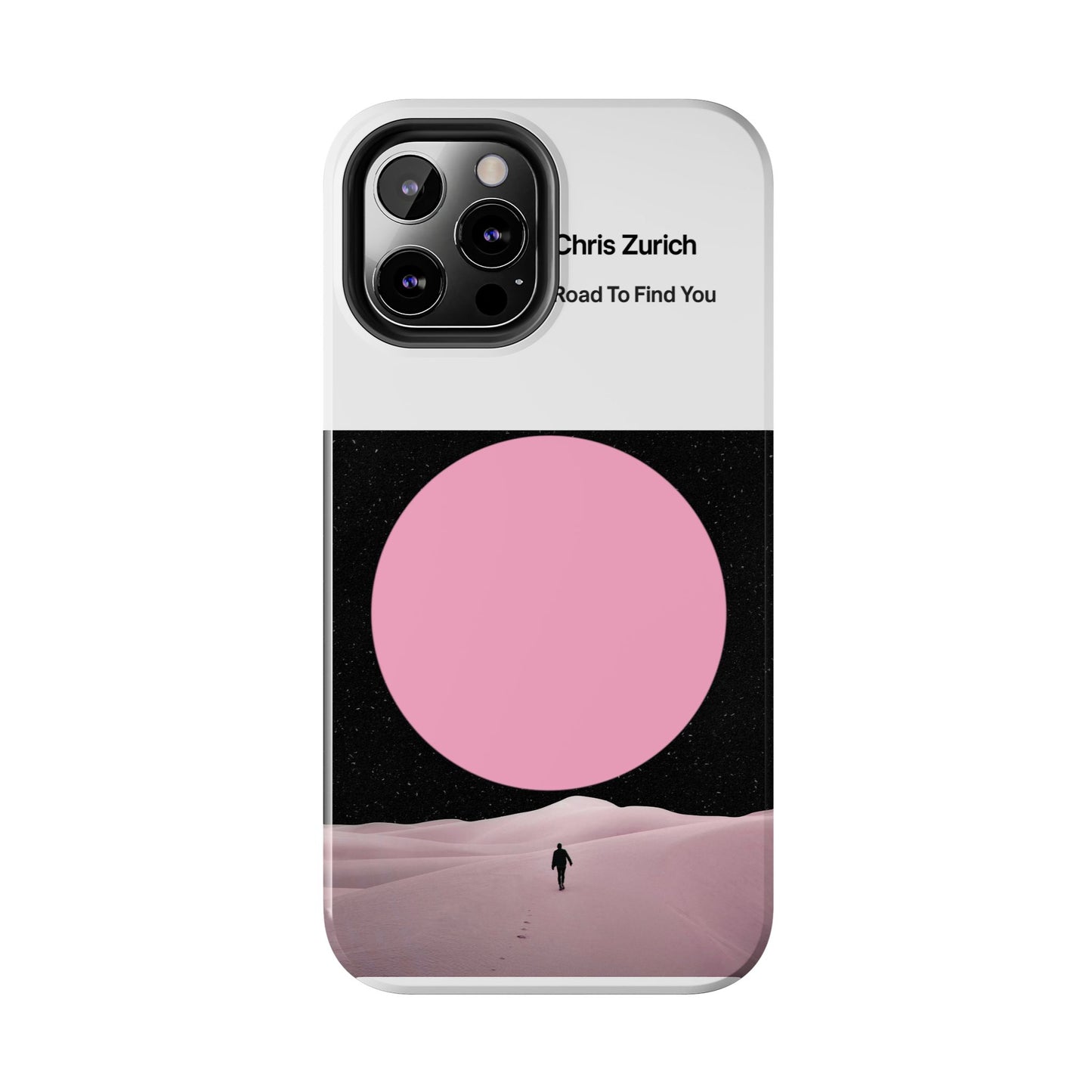 A Road To Find You Phone Case | Pink Moon Minimal Album Art
