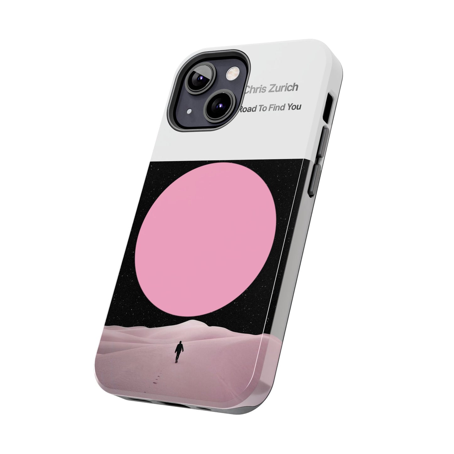 A Road To Find You Phone Case | Pink Moon Minimal Album Art
