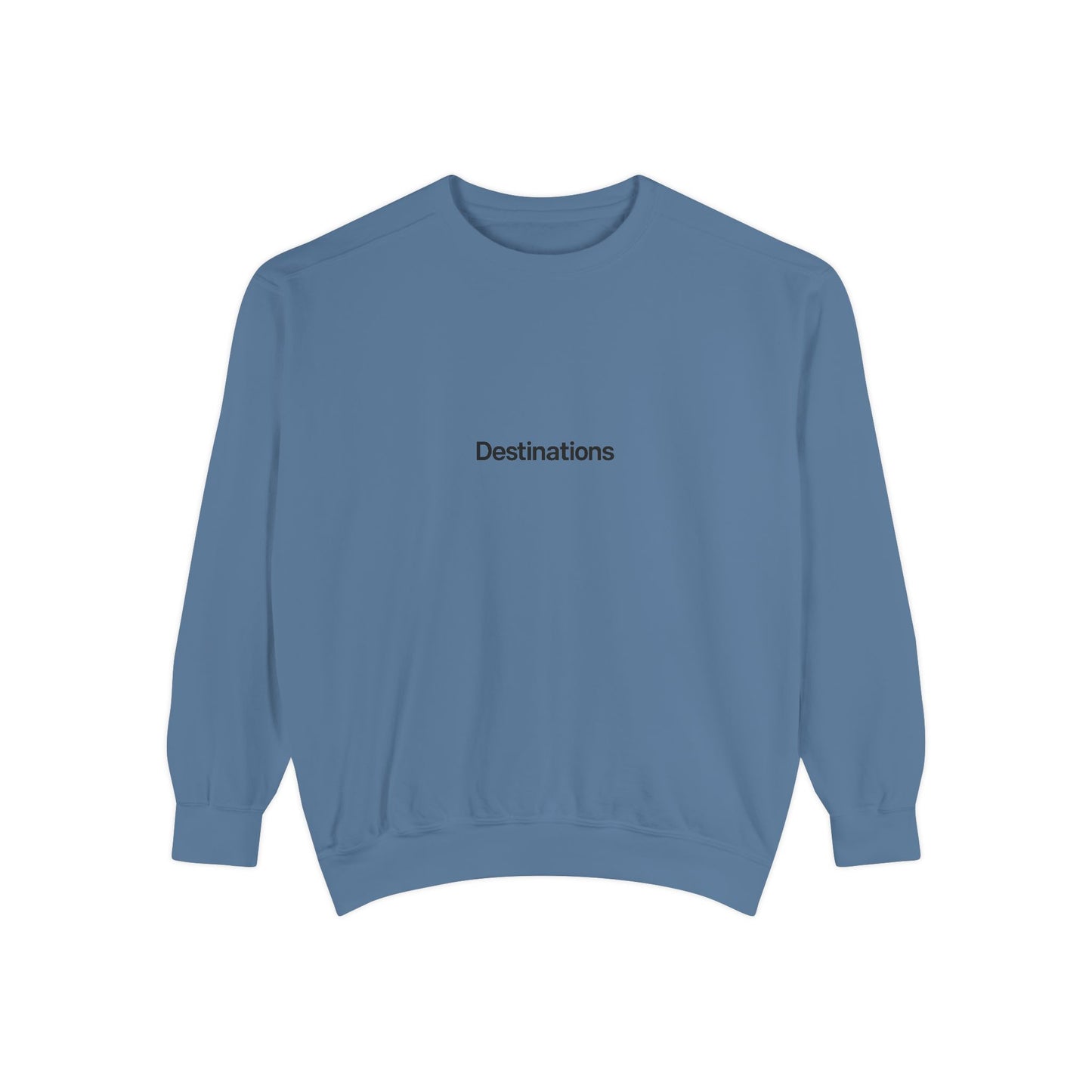 Destinations - Unisex Garment-Dyed Sweatshirt