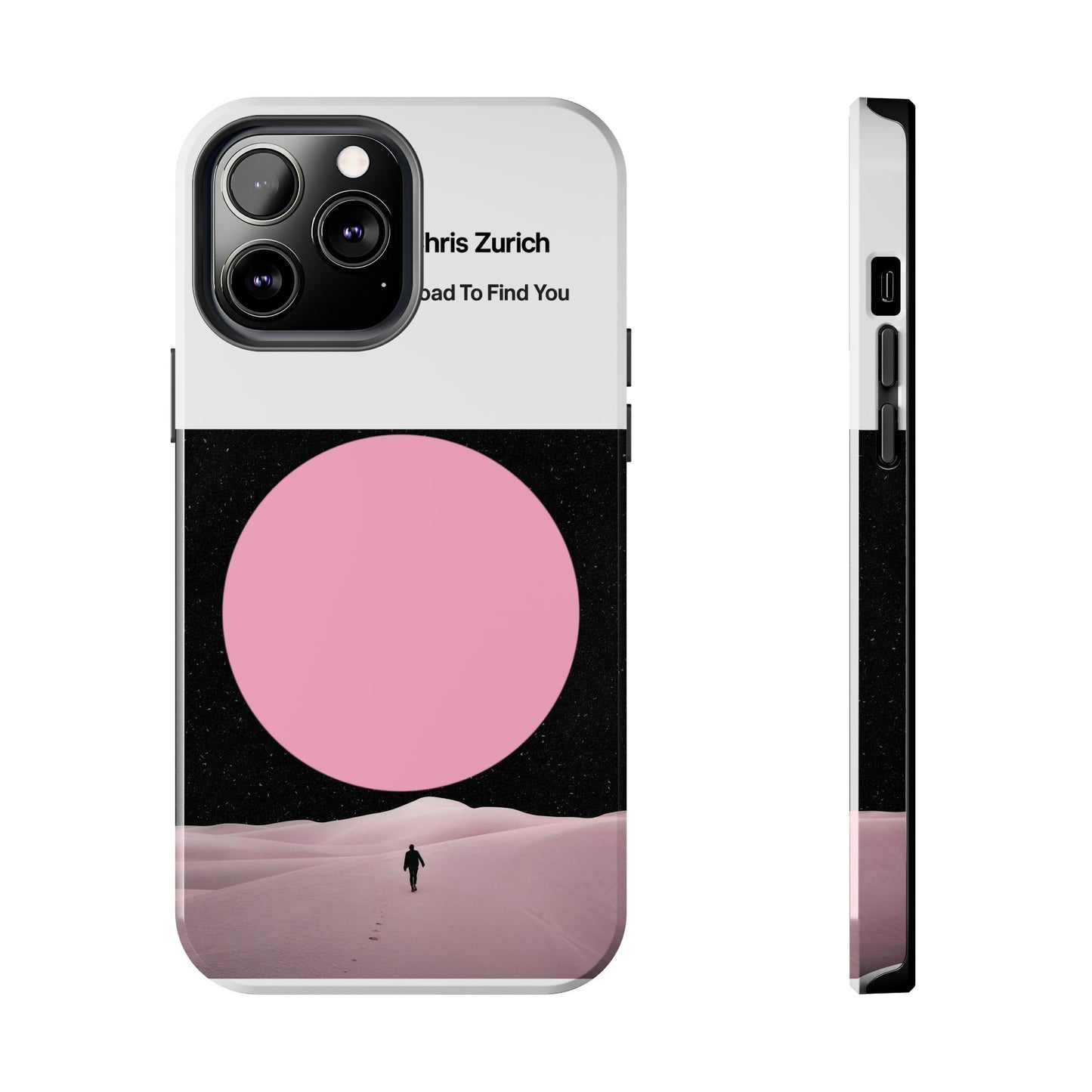 A Road To Find You Phone Case | Pink Moon Minimal Album Art