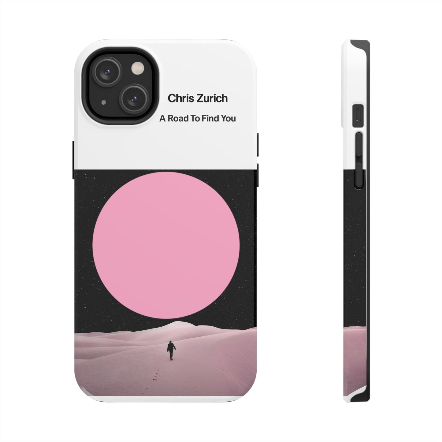 A Road To Find You Phone Case | Pink Moon Minimal Album Art