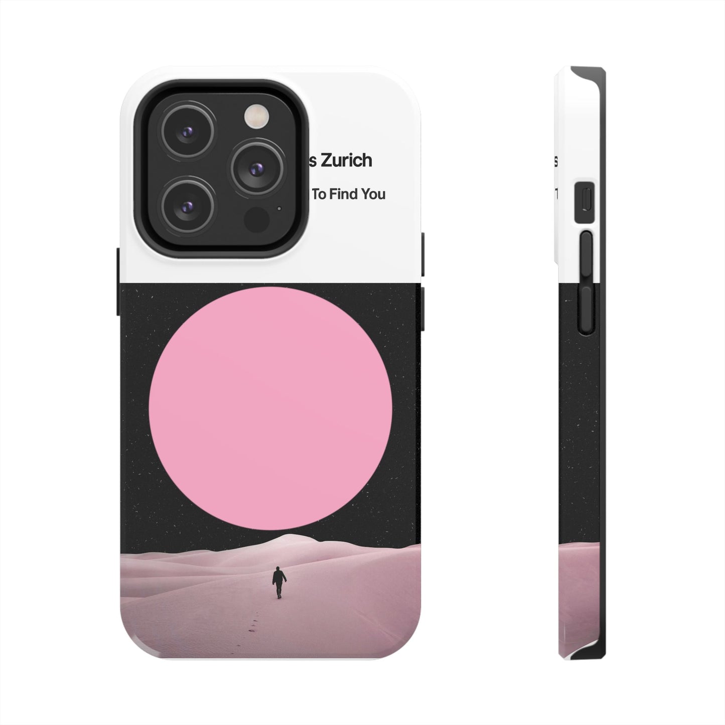 A Road To Find You Phone Case | Pink Moon Minimal Album Art