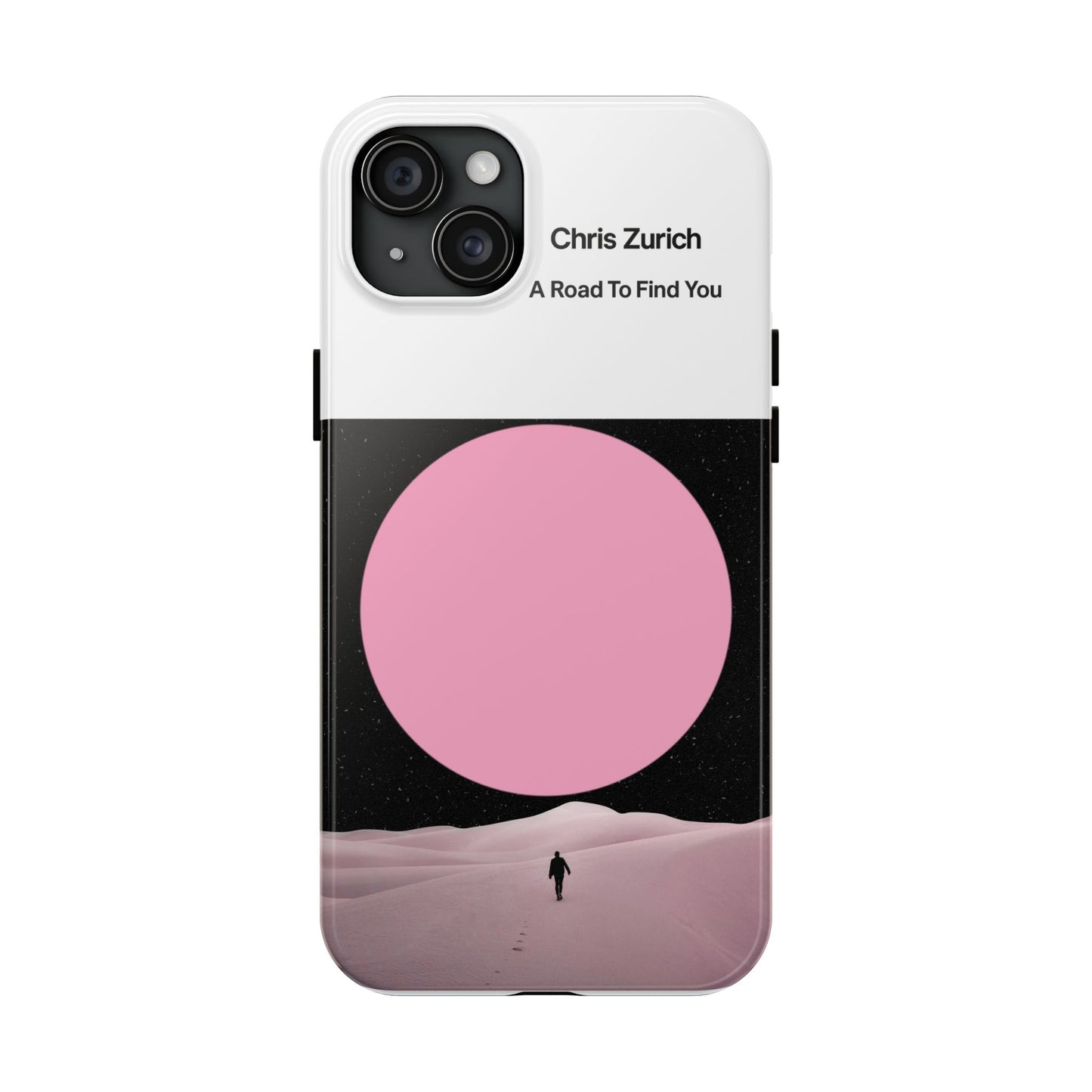 A Road To Find You Phone Case | Pink Moon Minimal Album Art