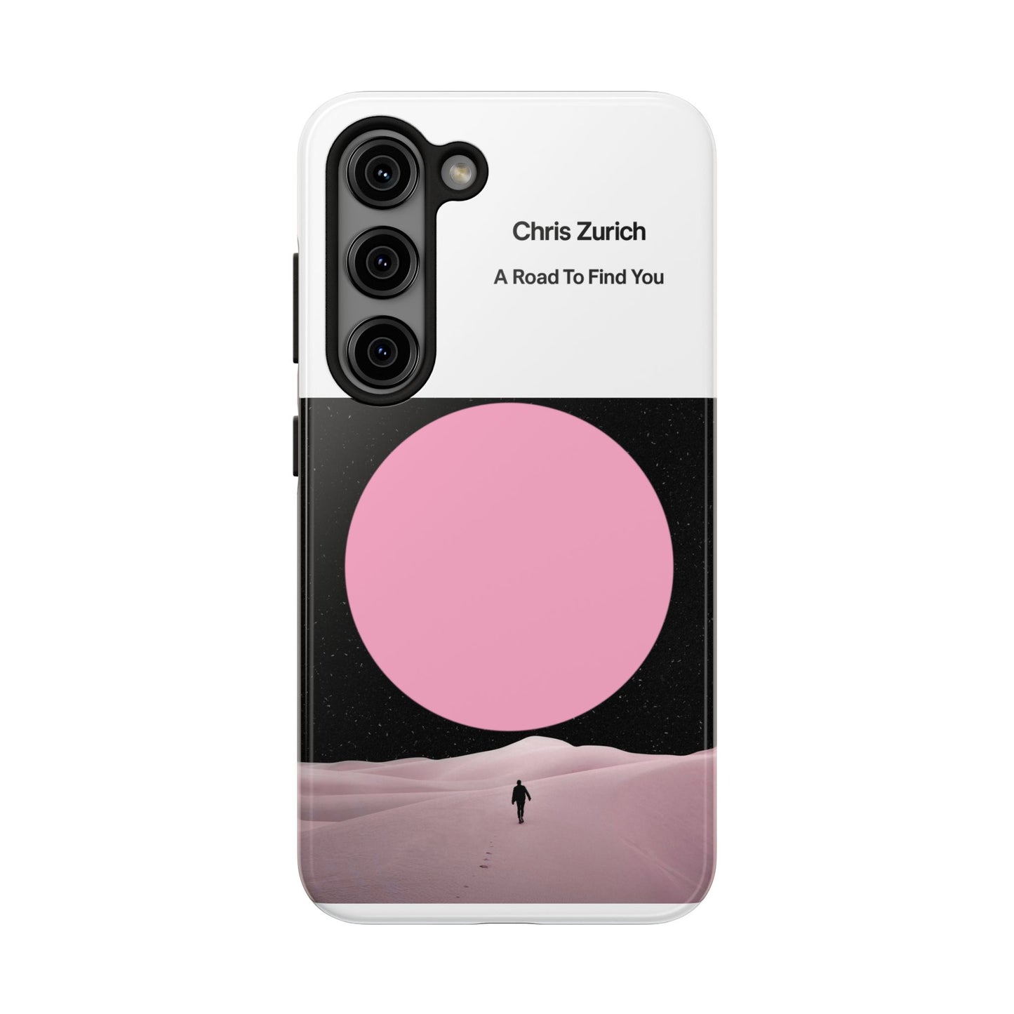 A Road To Find You Phone Case | Pink Moon Minimal Album Art