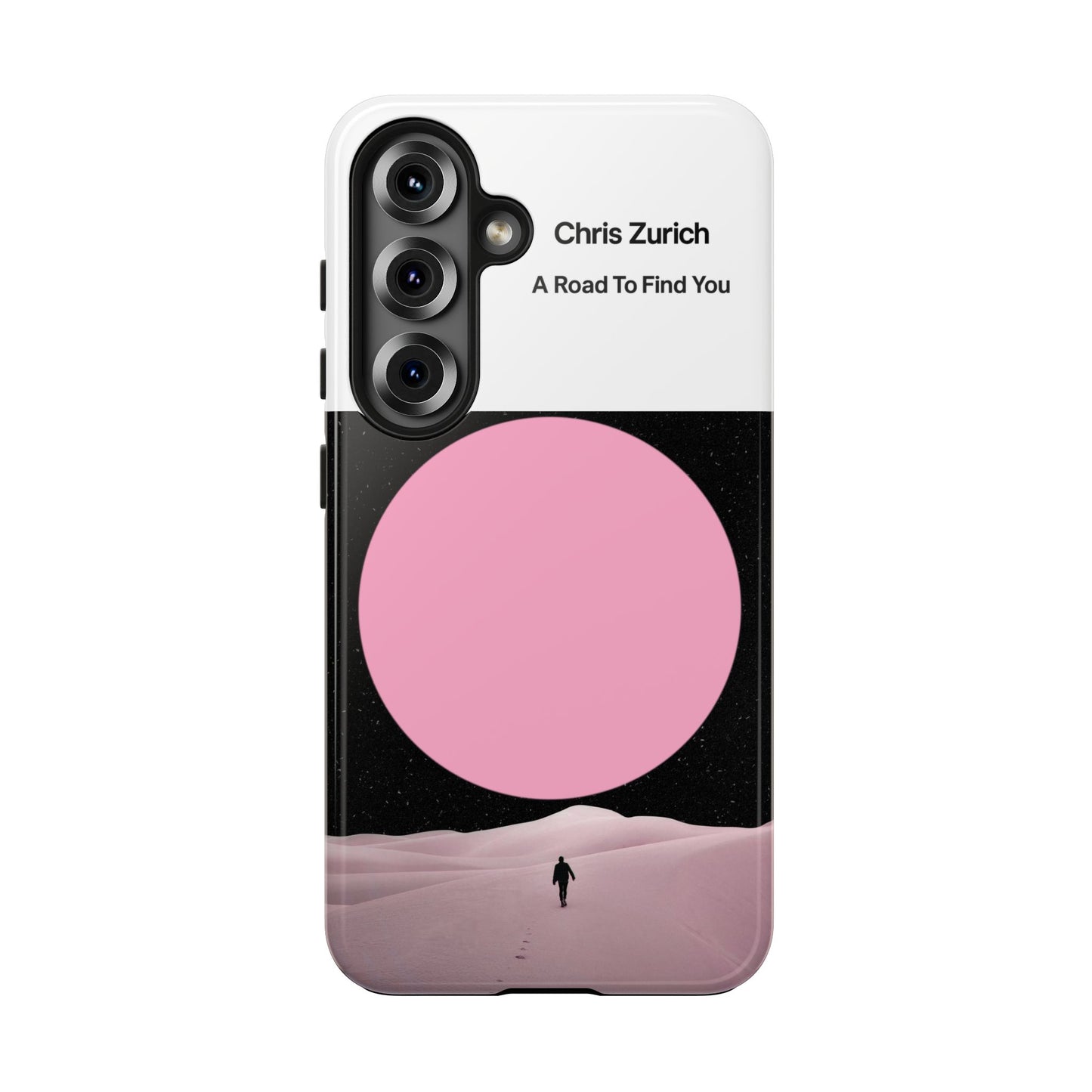 A Road To Find You Phone Case | Pink Moon Minimal Album Art