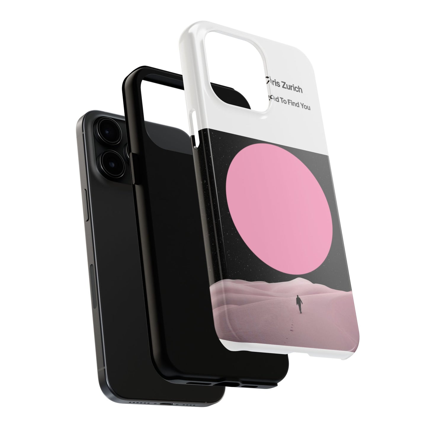 A Road To Find You Phone Case | Pink Moon Minimal Album Art
