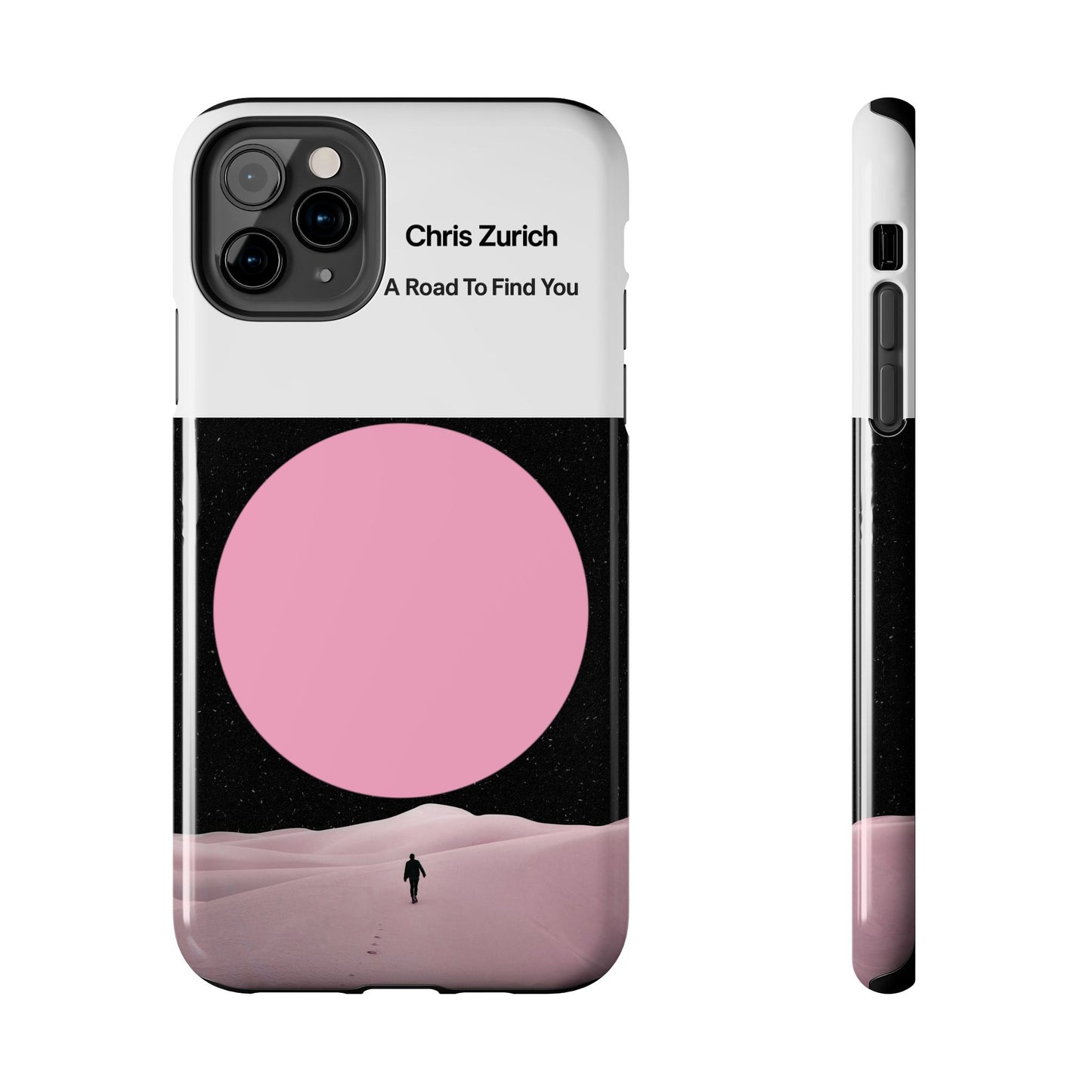 A Road To Find You Phone Case | Pink Moon Minimal Album Art