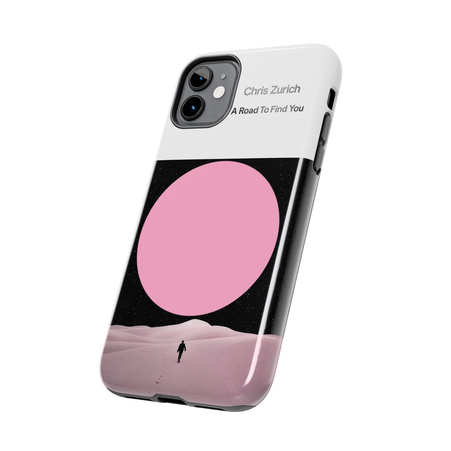 A Road To Find You Phone Case | Pink Moon Minimal Album Art