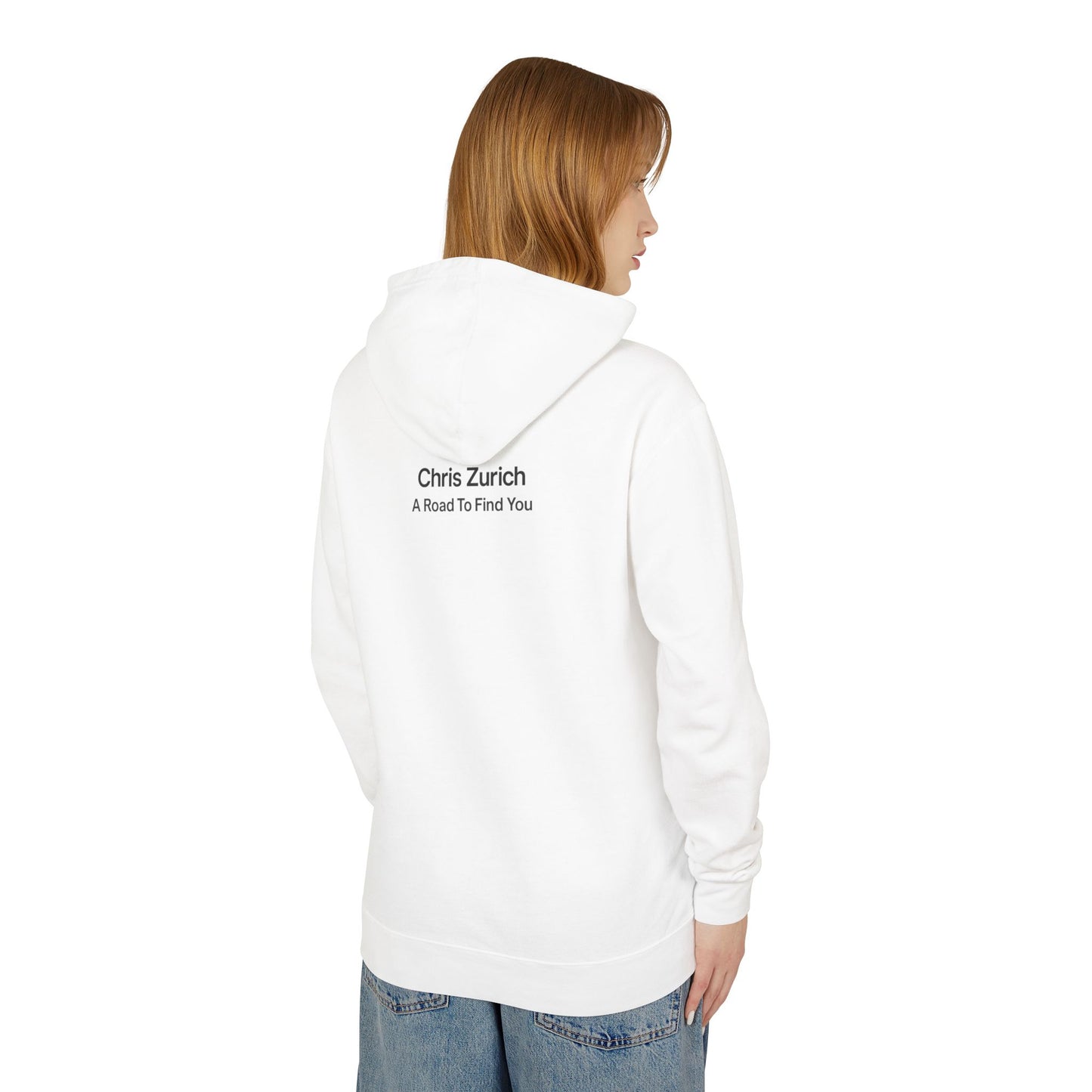 A Road To Find You - Unisex Lightweight Hooded Sweatshirt
