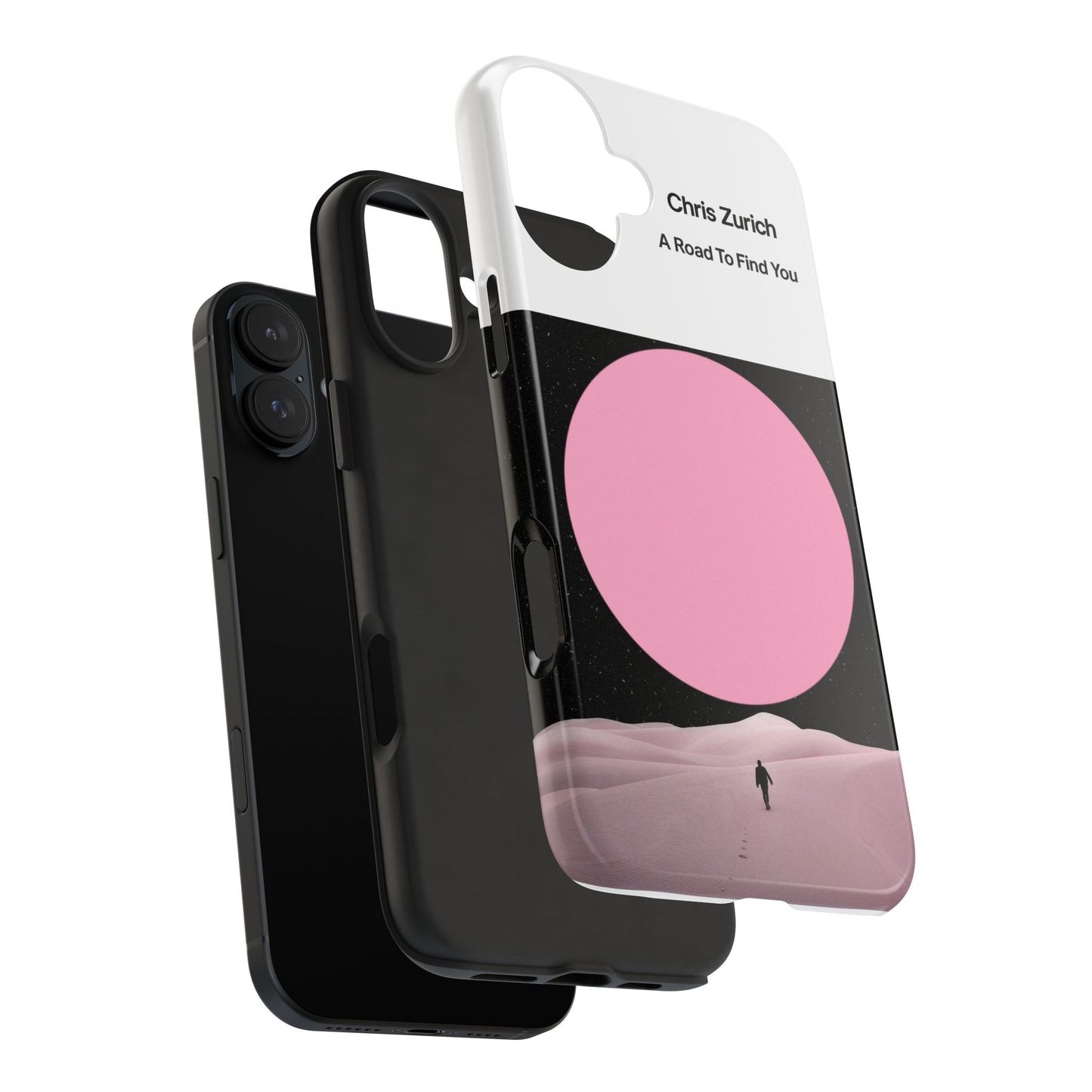 A Road To Find You Phone Case | Pink Moon Minimal Album Art