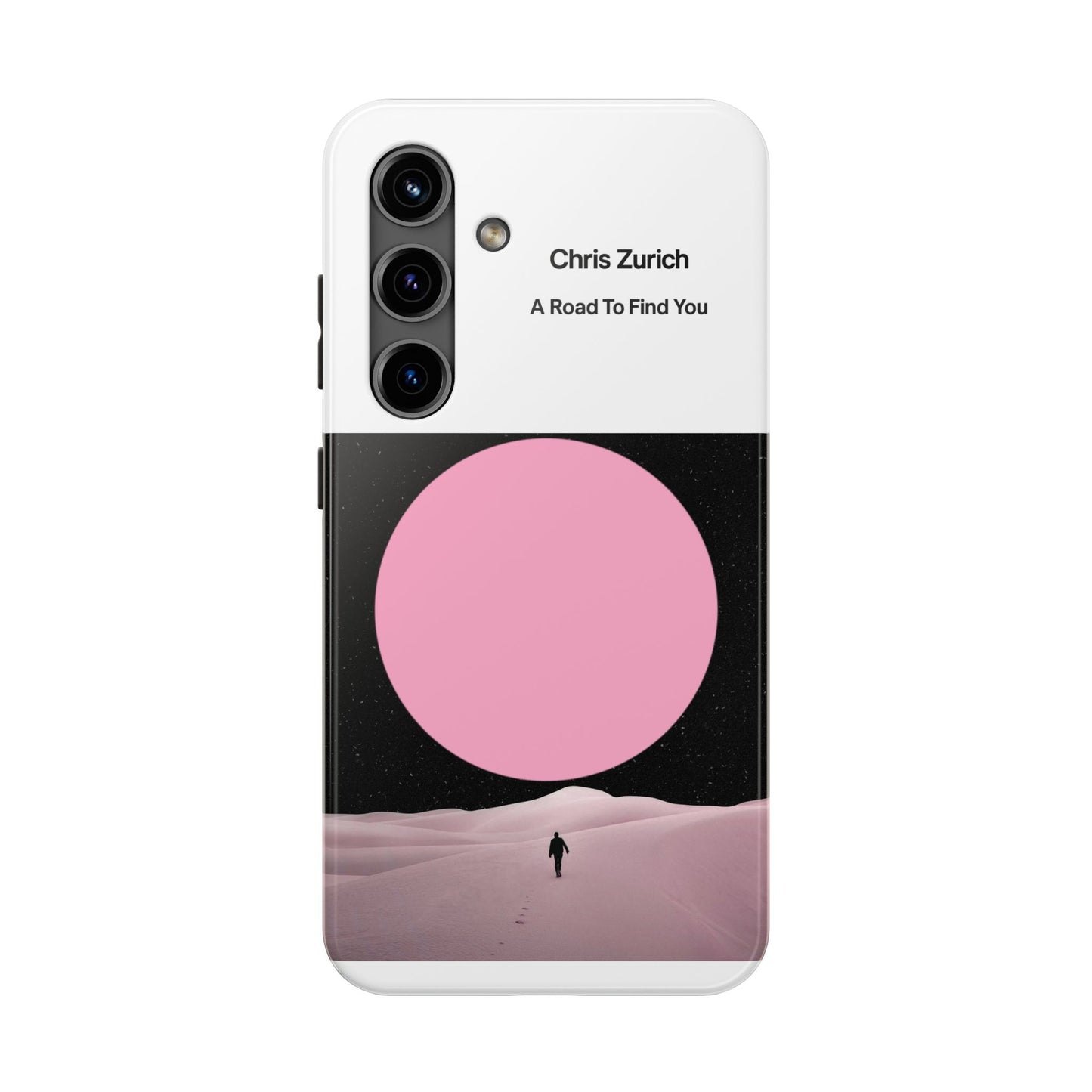 A Road To Find You Phone Case | Pink Moon Minimal Album Art