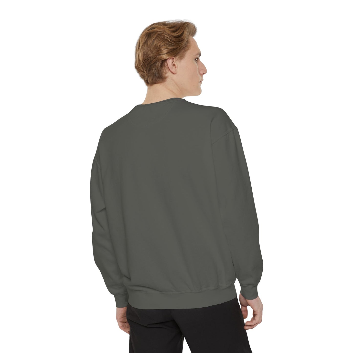 You and I - Chris Zurich graphic sweatshirt | illustrated heads connecting, camera motif