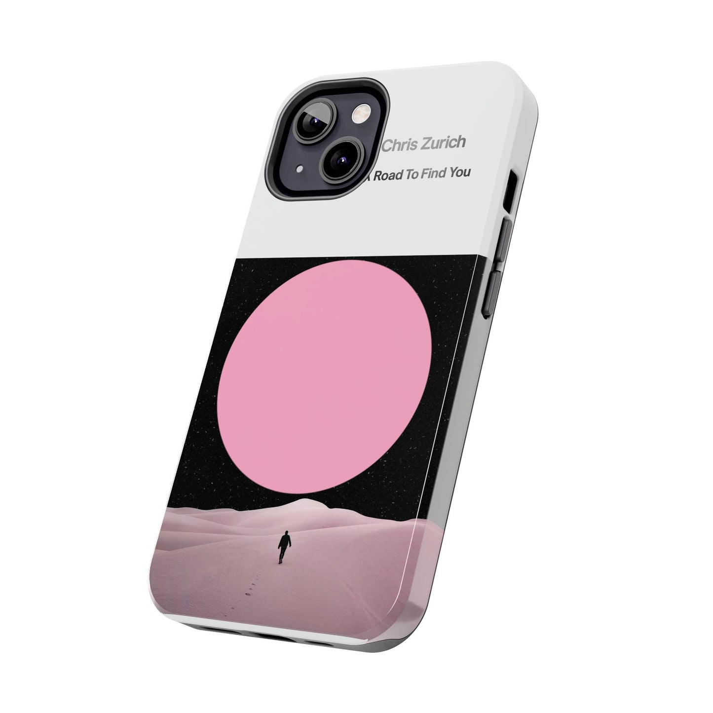 A Road To Find You Phone Case | Pink Moon Minimal Album Art