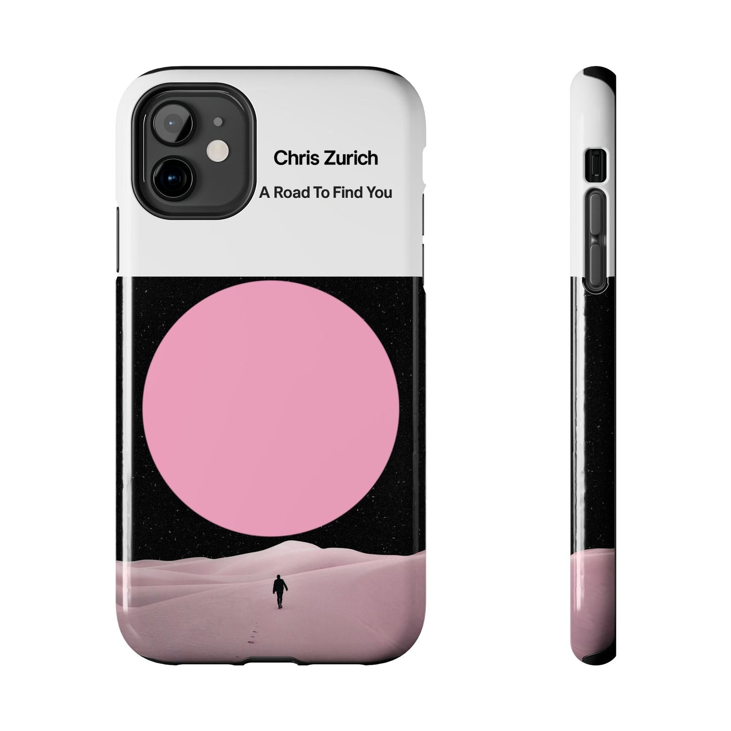 A Road To Find You Phone Case | Pink Moon Minimal Album Art