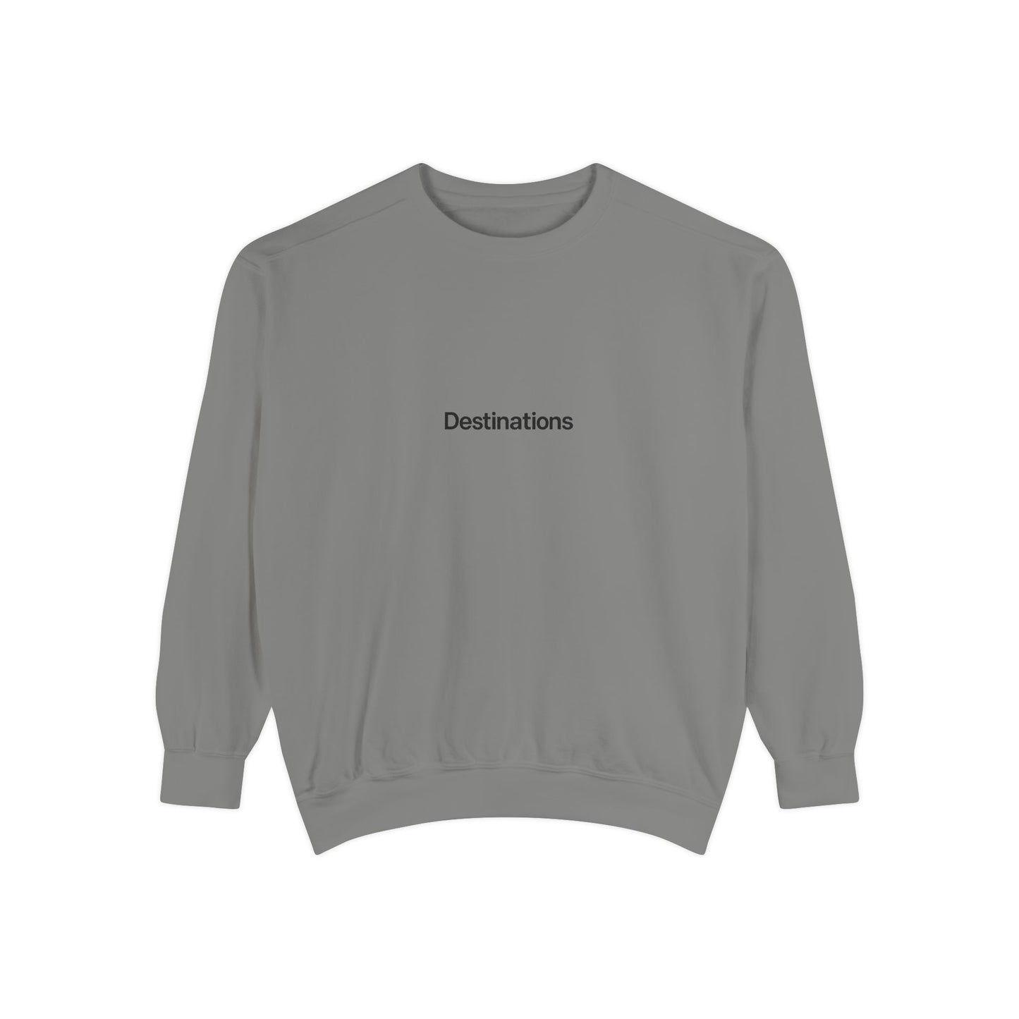 Destinations - Unisex Garment-Dyed Sweatshirt