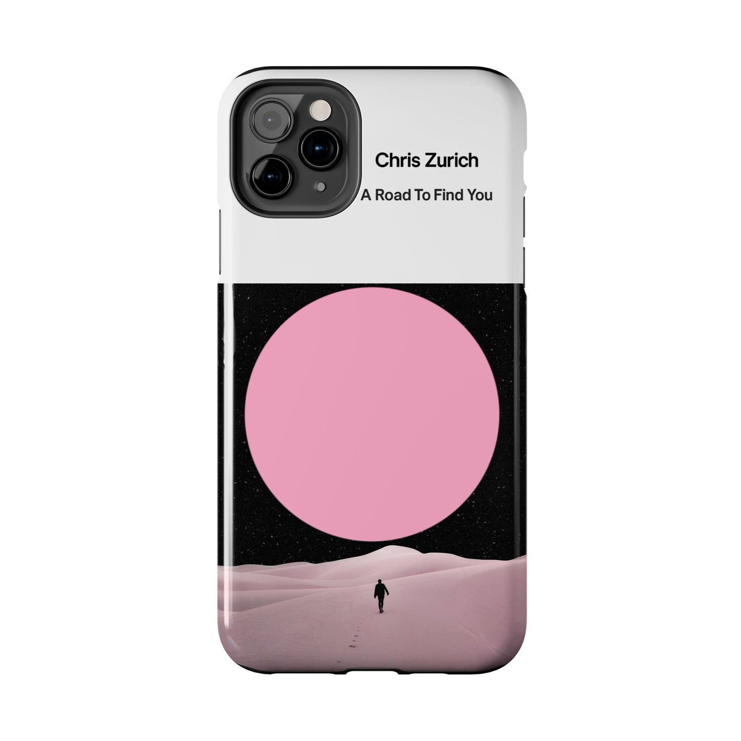A Road To Find You Phone Case | Pink Moon Minimal Album Art