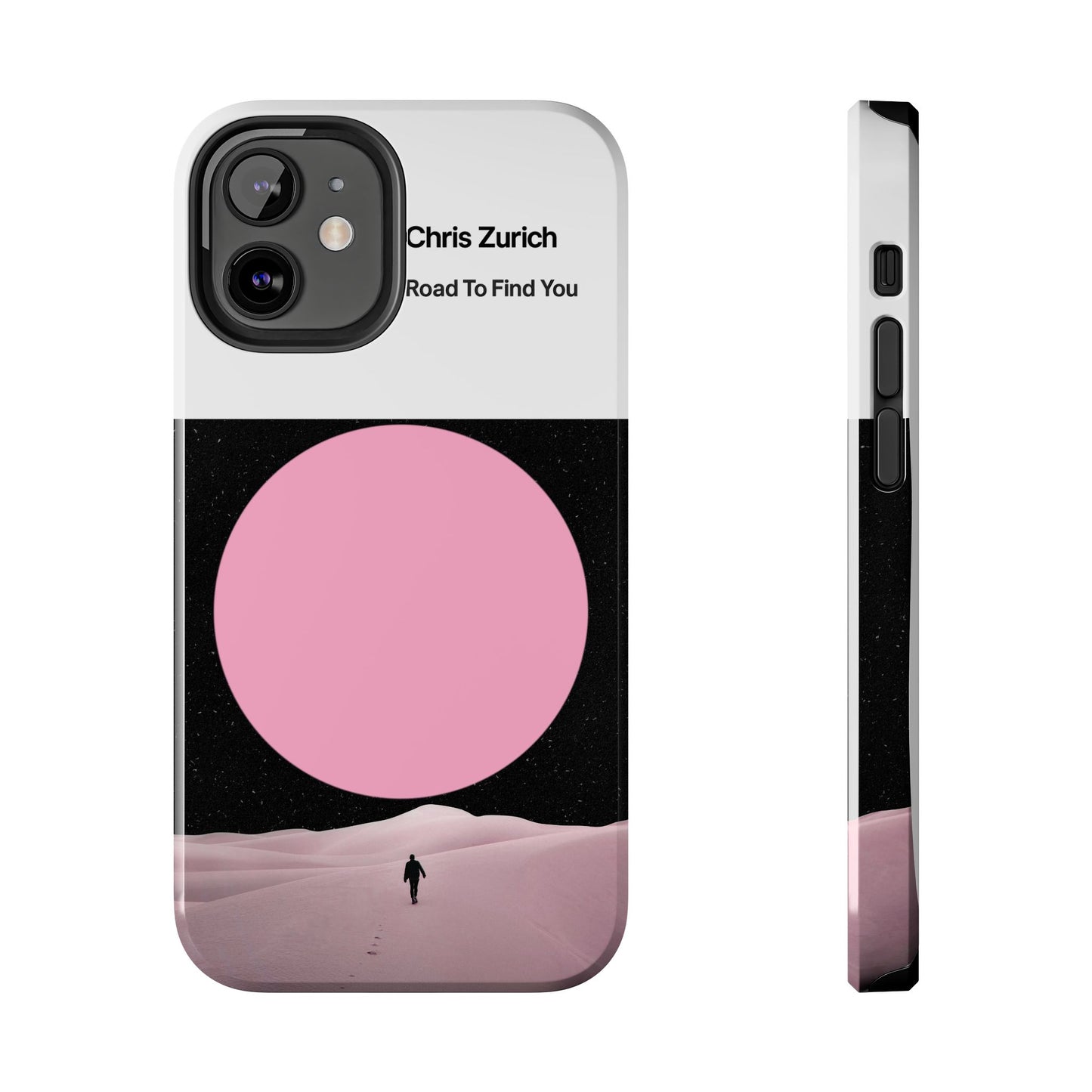 A Road To Find You Phone Case | Pink Moon Minimal Album Art