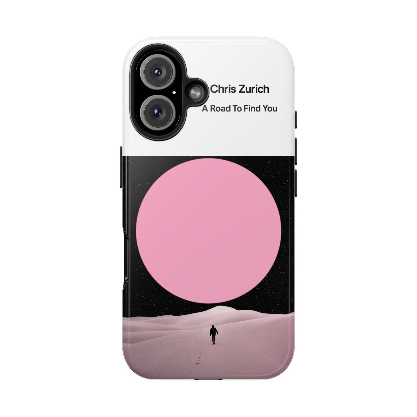 A Road To Find You Phone Case | Pink Moon Minimal Album Art
