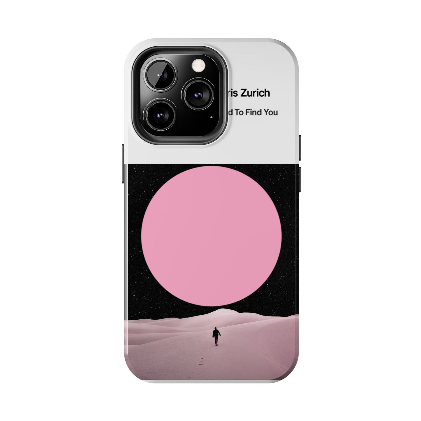A Road To Find You Phone Case | Pink Moon Minimal Album Art