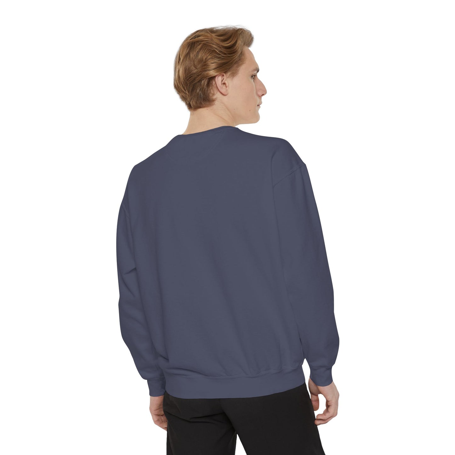 You and I - Chris Zurich graphic sweatshirt | illustrated heads connecting, camera motif