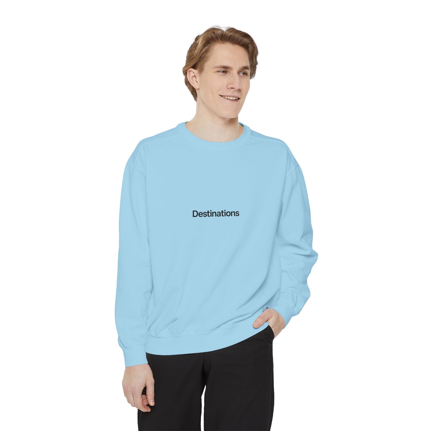 Destinations - Unisex Garment-Dyed Sweatshirt