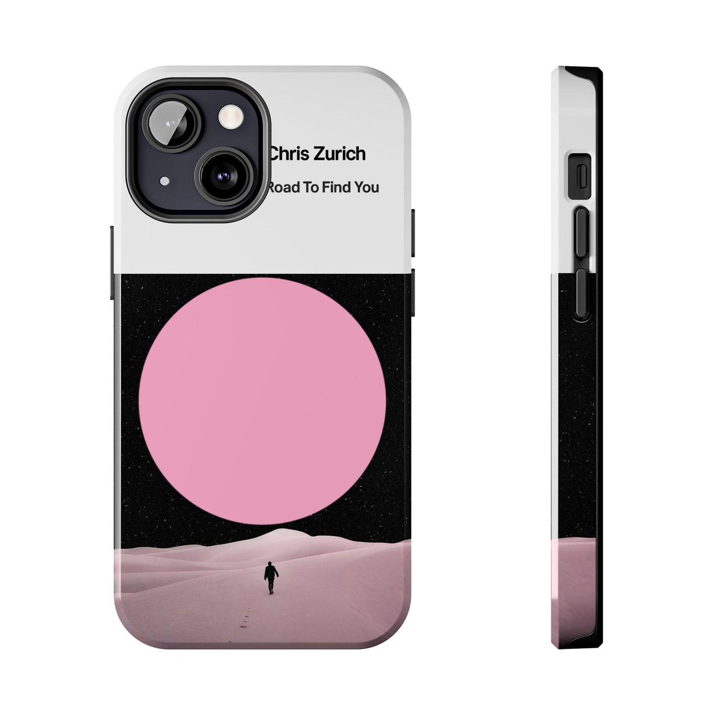 A Road To Find You Phone Case | Pink Moon Minimal Album Art