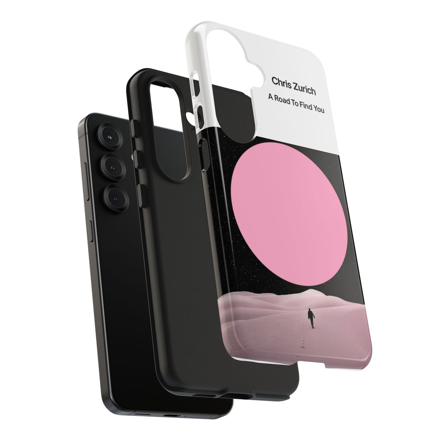 A Road To Find You Phone Case | Pink Moon Minimal Album Art