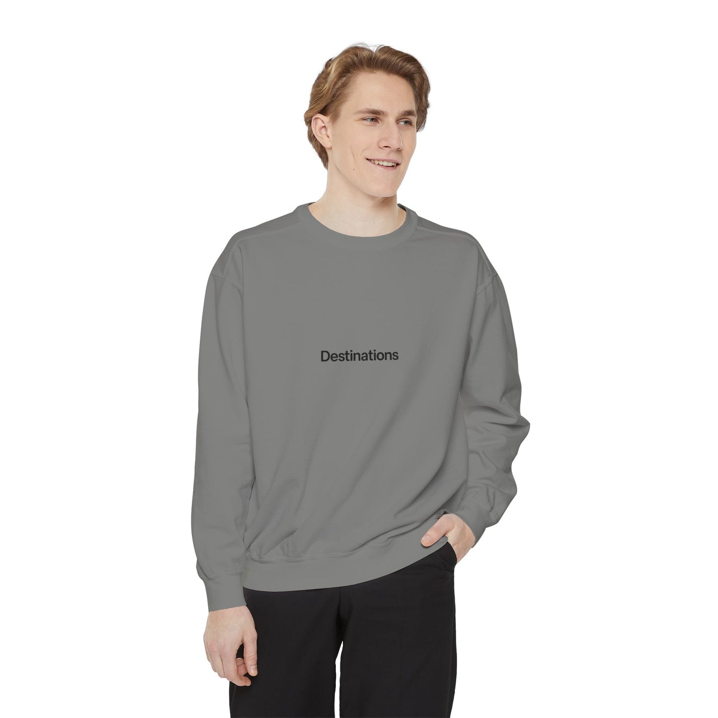 Destinations - Unisex Garment-Dyed Sweatshirt