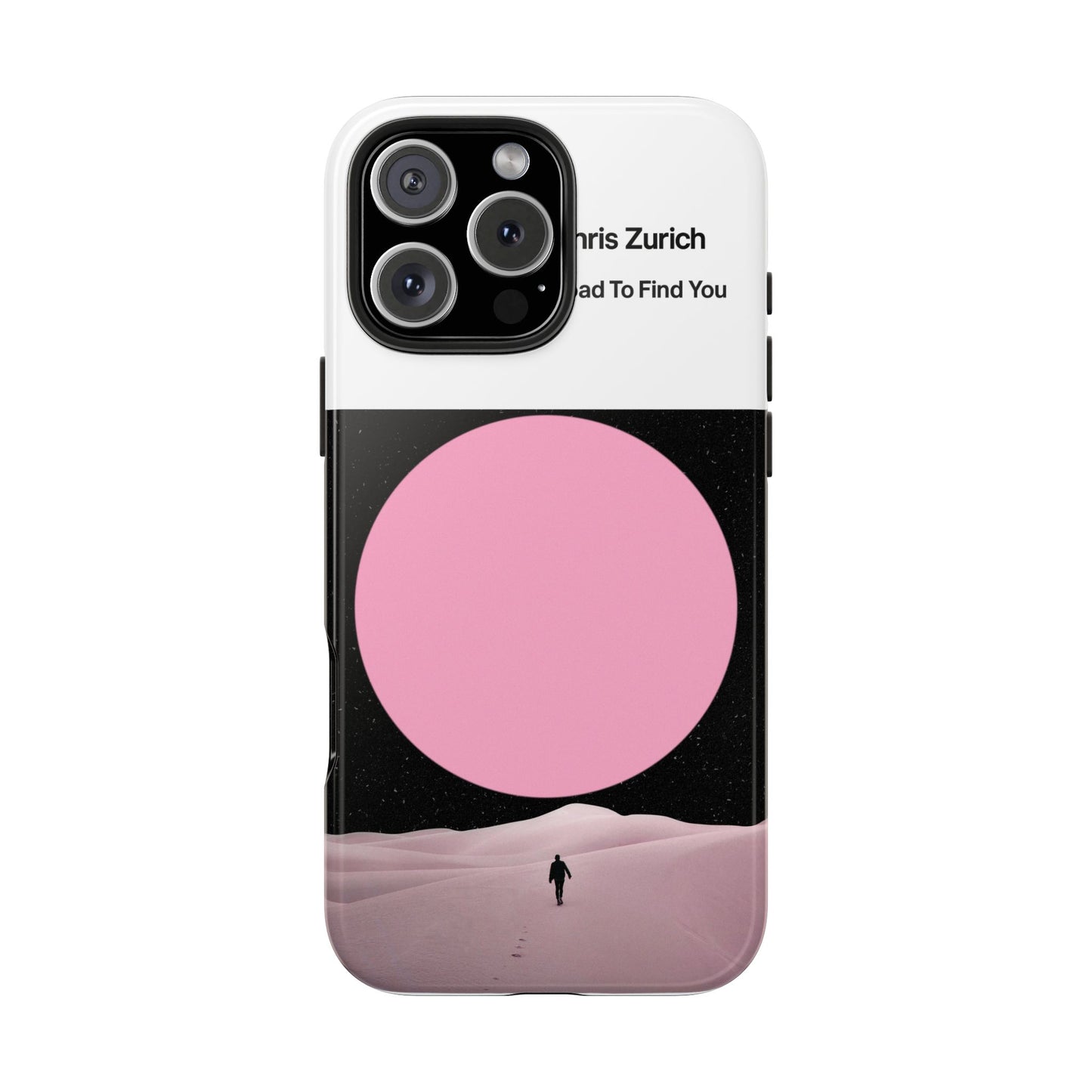 A Road To Find You Phone Case | Pink Moon Minimal Album Art