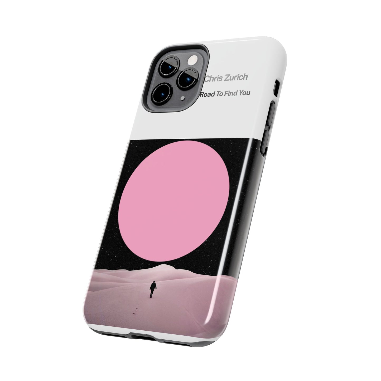 A Road To Find You Phone Case | Pink Moon Minimal Album Art