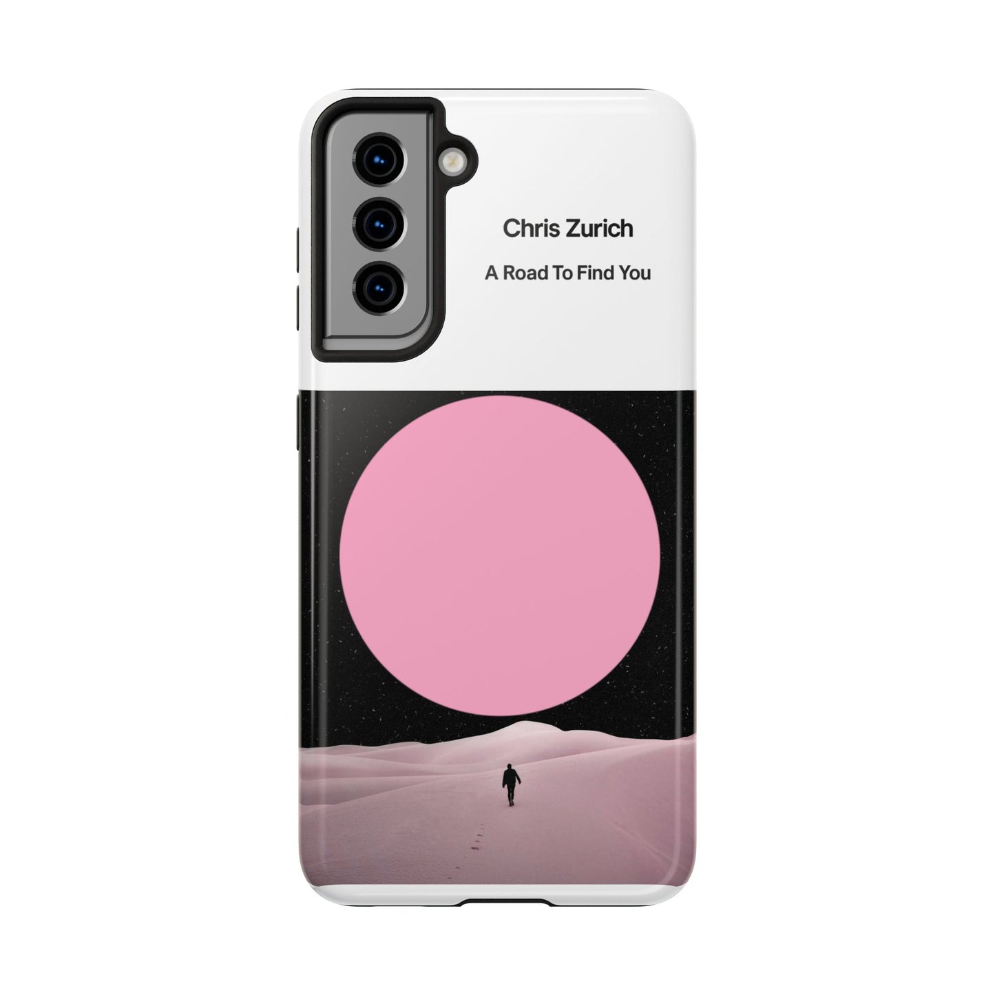 A Road To Find You Phone Case | Pink Moon Minimal Album Art
